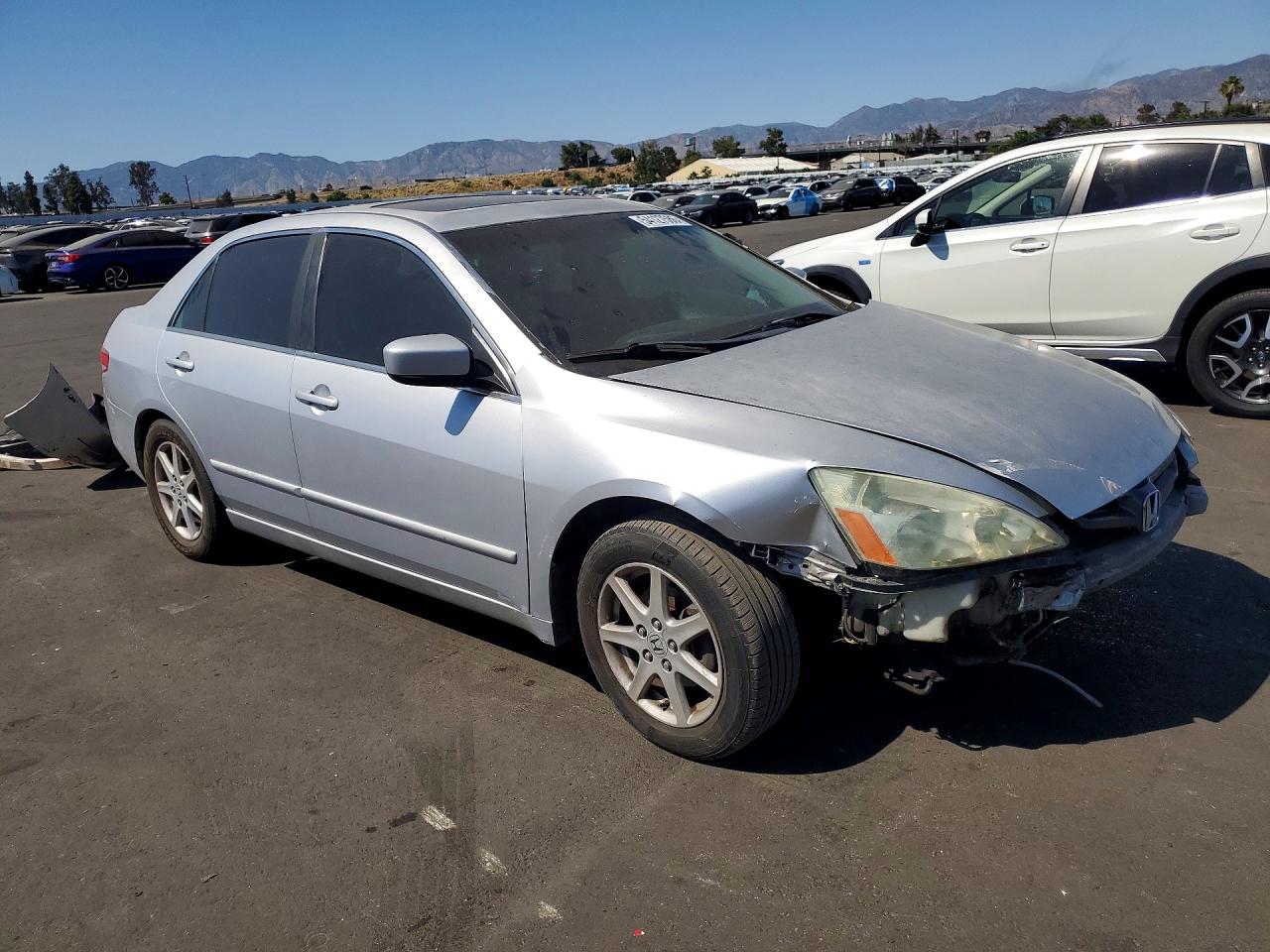 2003 Honda Accord Ex Silver vin: 1HGCM66523A089576
