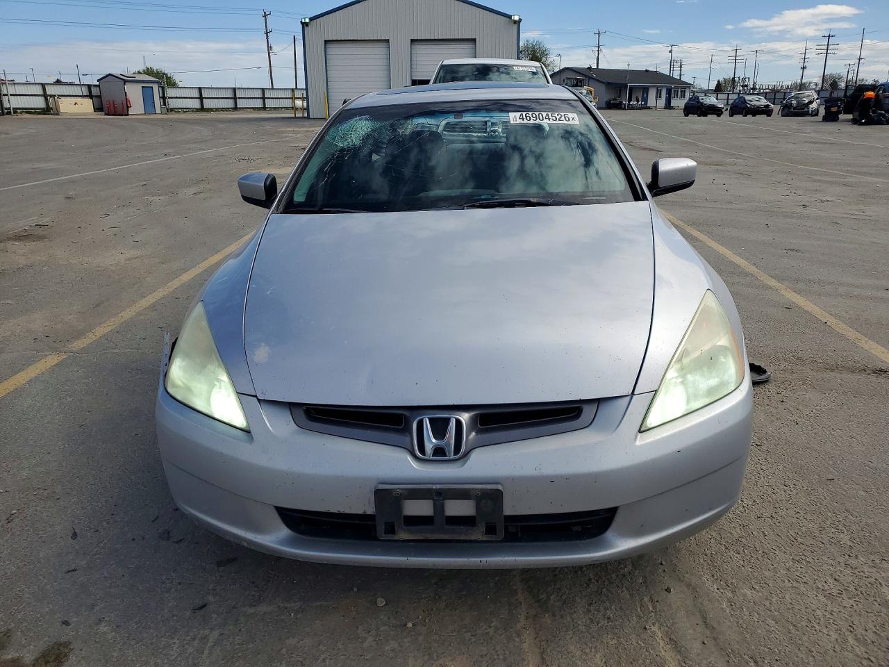 2004 Honda Accord Ex Silver vin: 1HGCM66524A027614