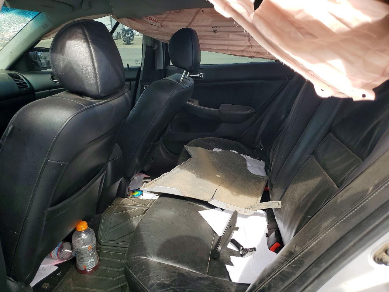 2004 Honda Accord Ex Silver vin: 1HGCM66524A027614
