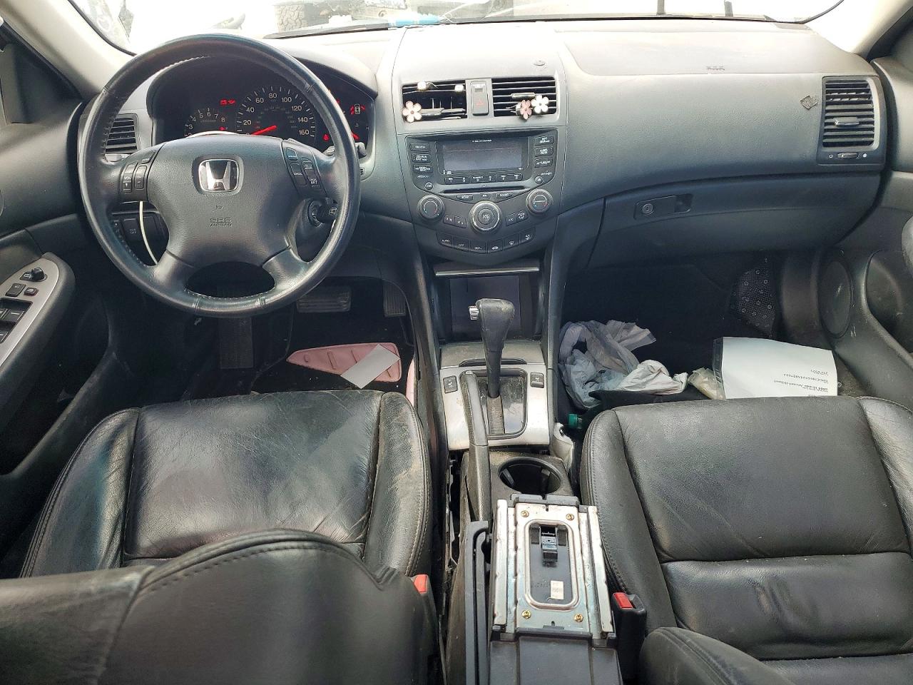 2004 Honda Accord Ex Silver vin: 1HGCM66524A027614
