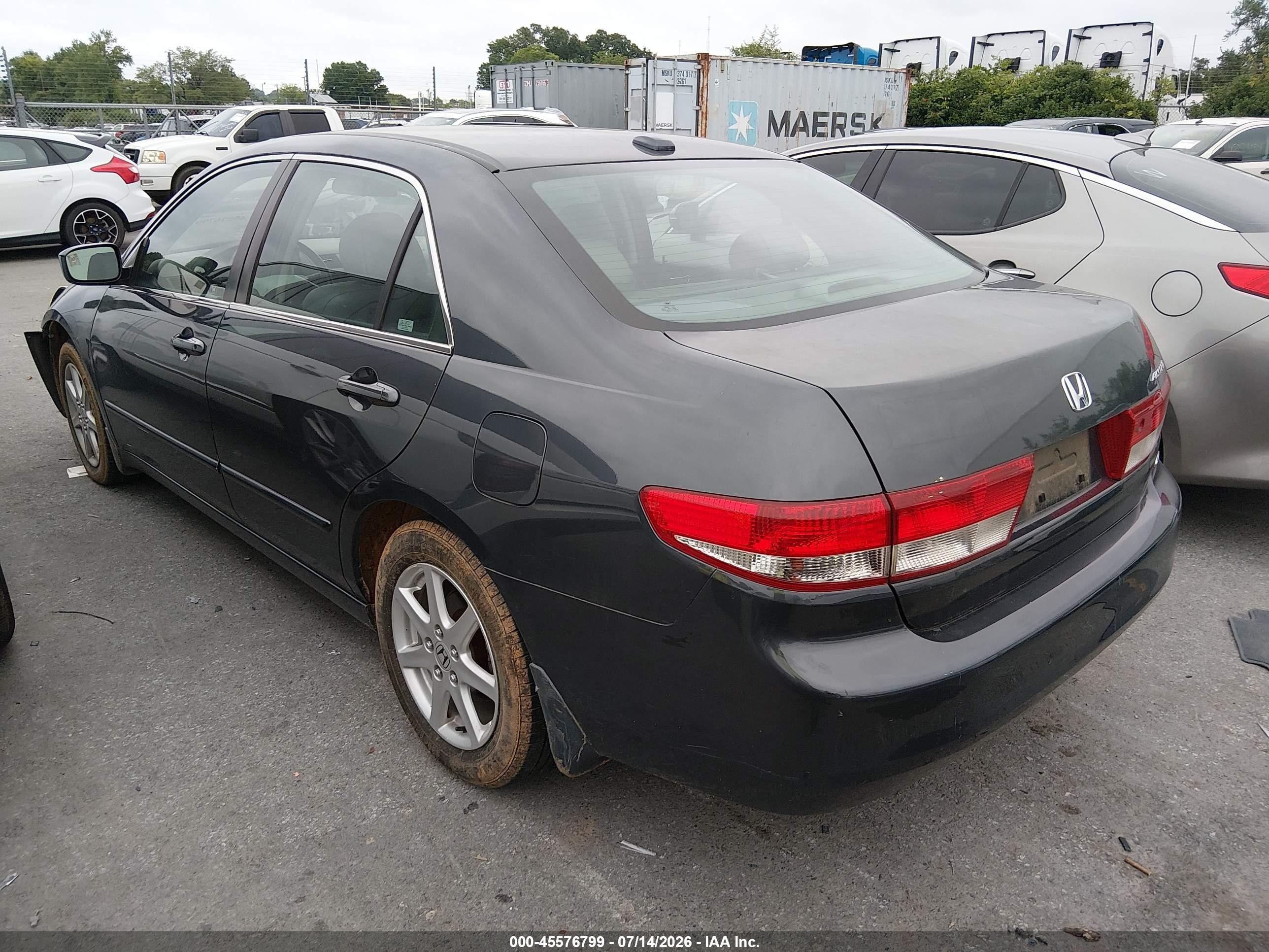 2004 Honda Accord 3.0 Ex Light Blue vin: 1HGCM66524A043117