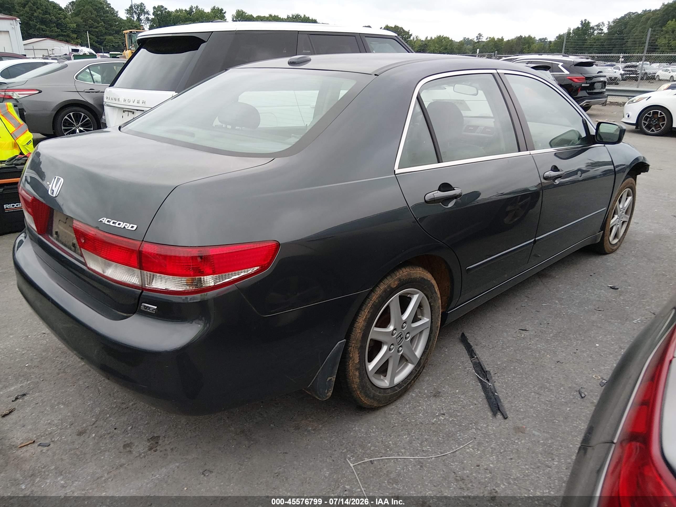 2004 Honda Accord 3.0 Ex Light Blue vin: 1HGCM66524A043117