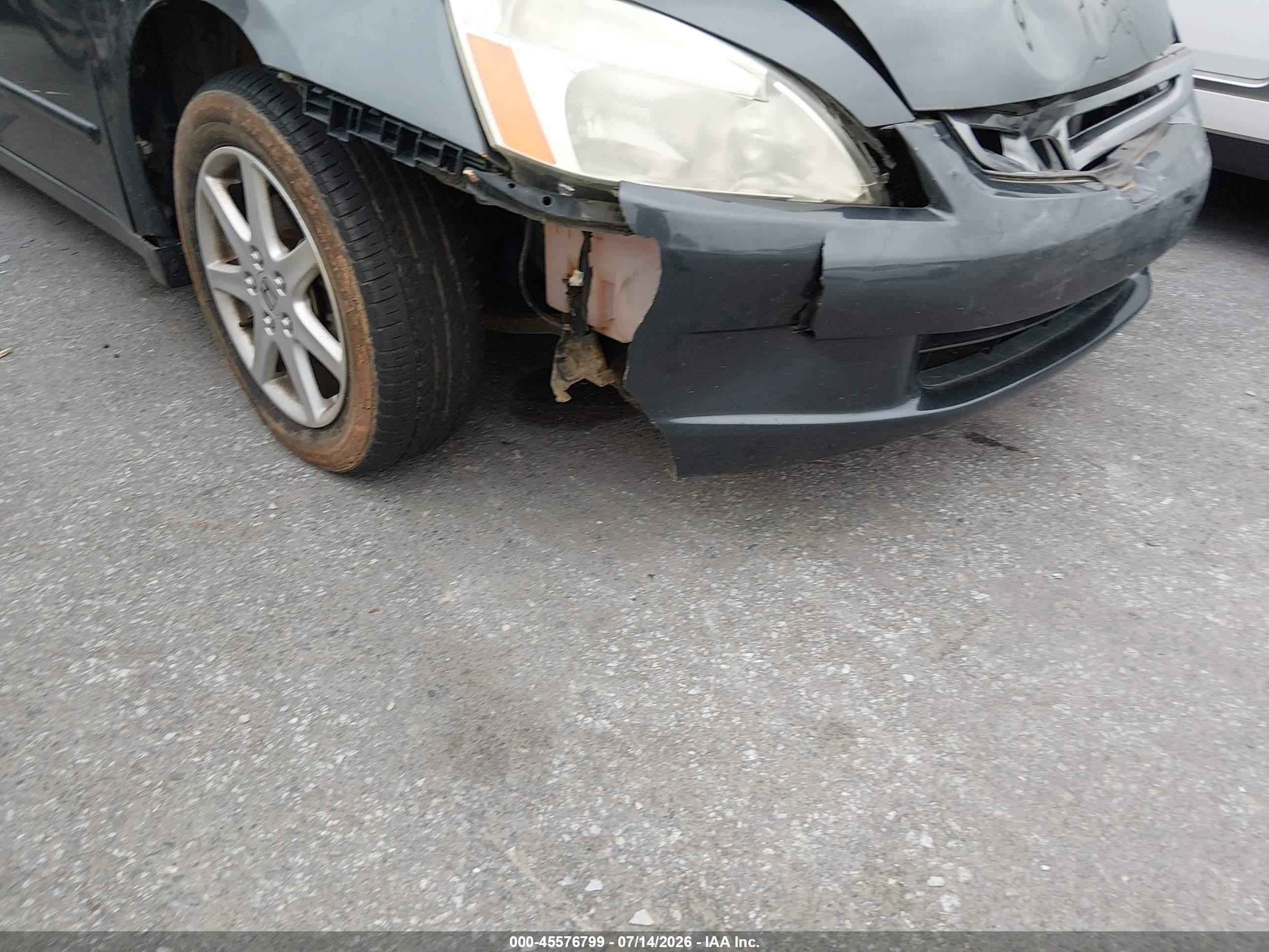 2004 Honda Accord 3.0 Ex Light Blue vin: 1HGCM66524A043117