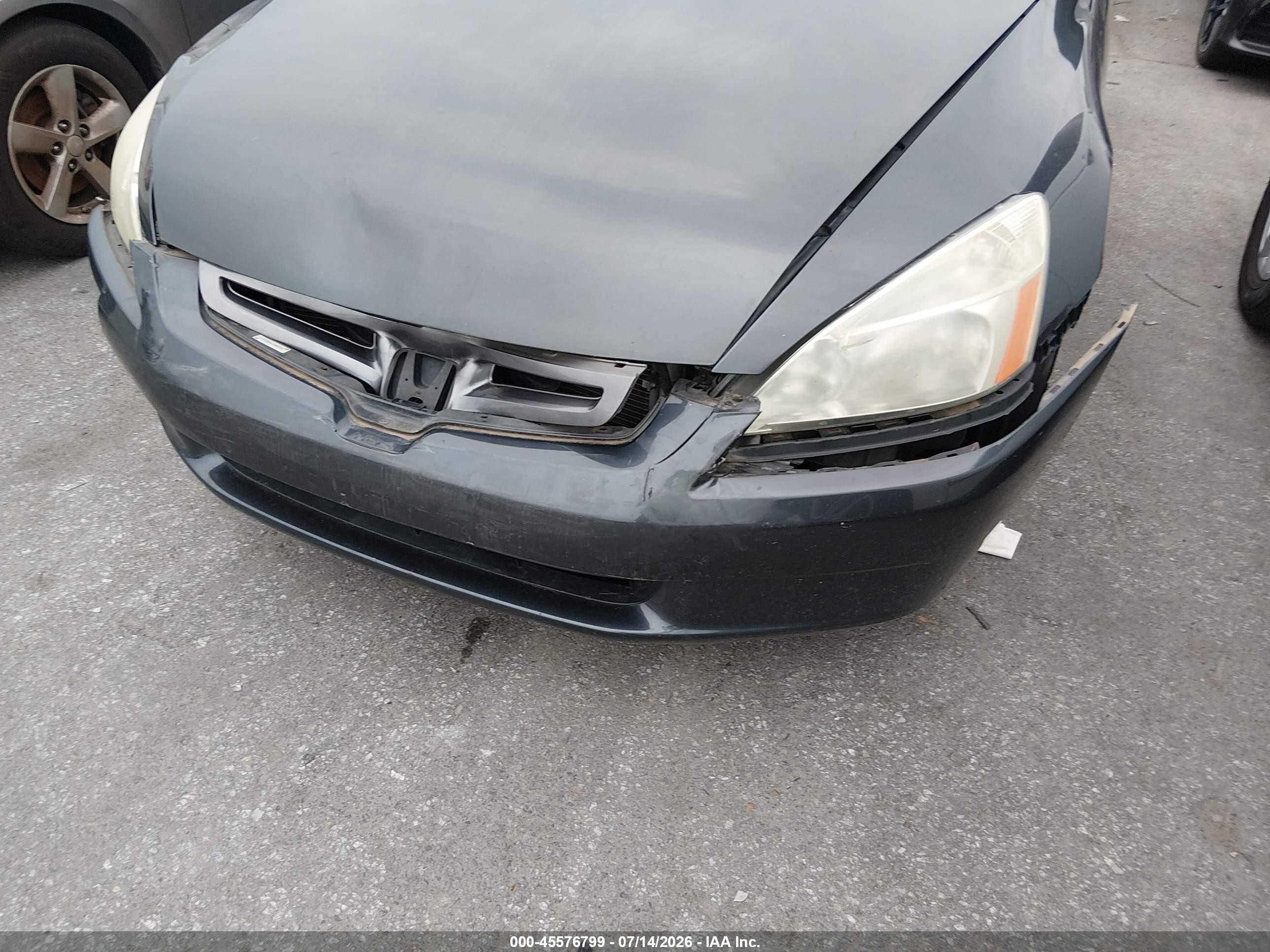 2004 Honda Accord 3.0 Ex Light Blue vin: 1HGCM66524A043117
