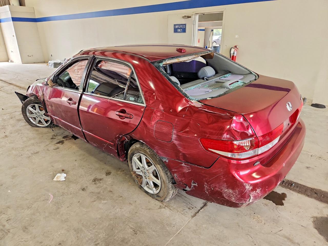 2004 Honda Accord Ex Burgundy vin: 1HGCM66524A044932