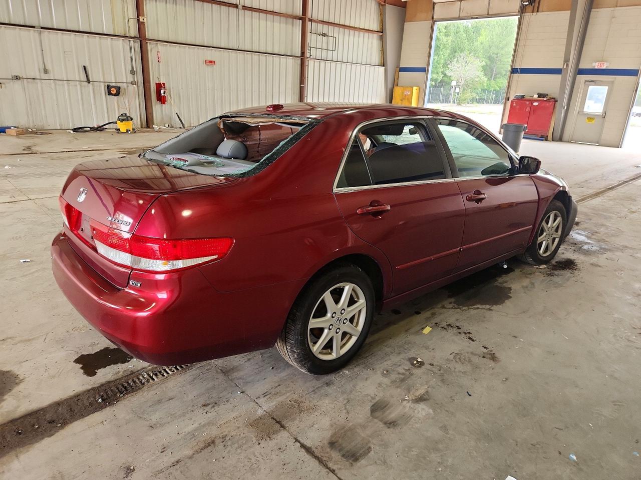 2004 Honda Accord Ex Burgundy vin: 1HGCM66524A044932
