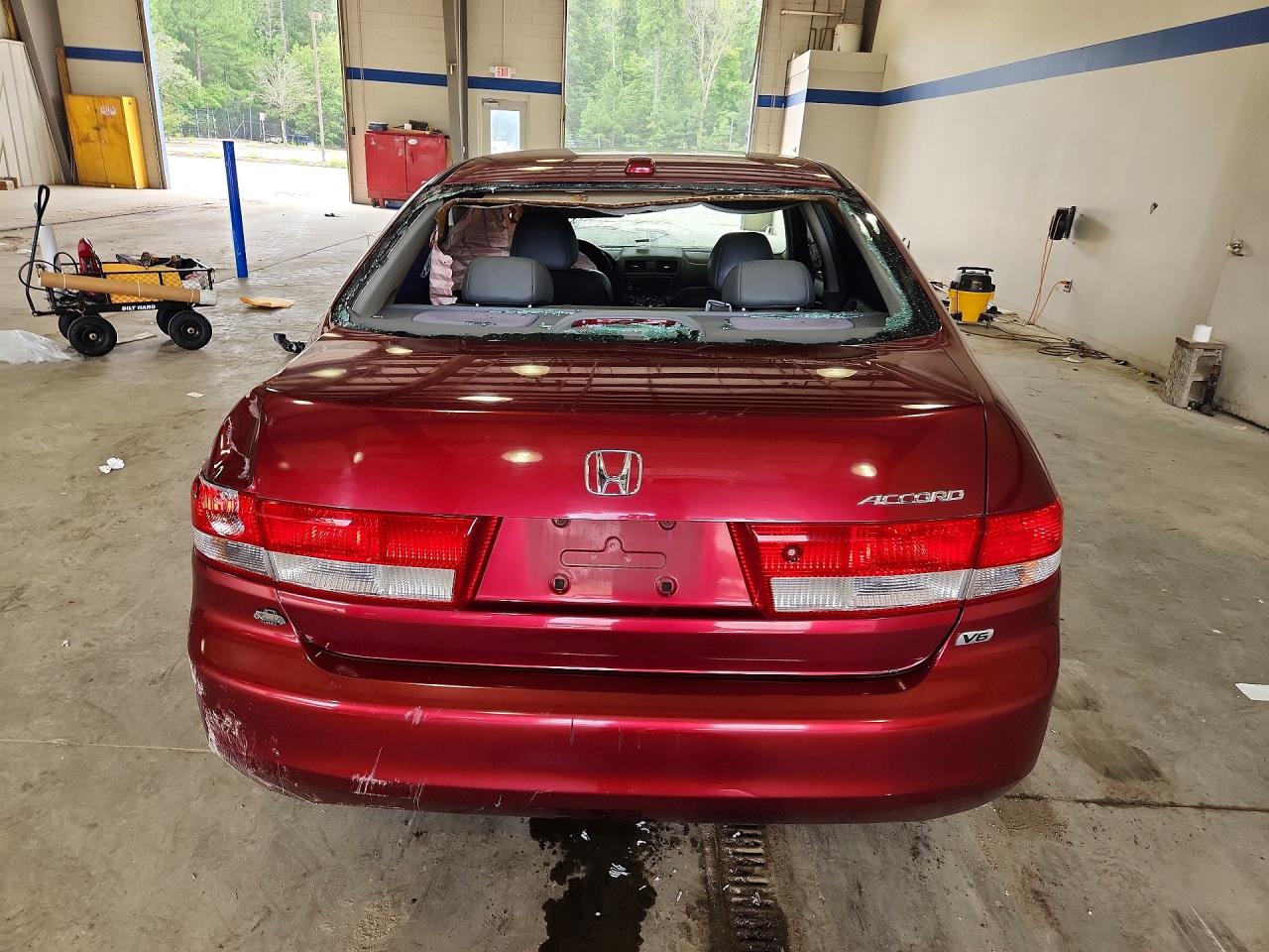2004 Honda Accord Ex Burgundy vin: 1HGCM66524A044932