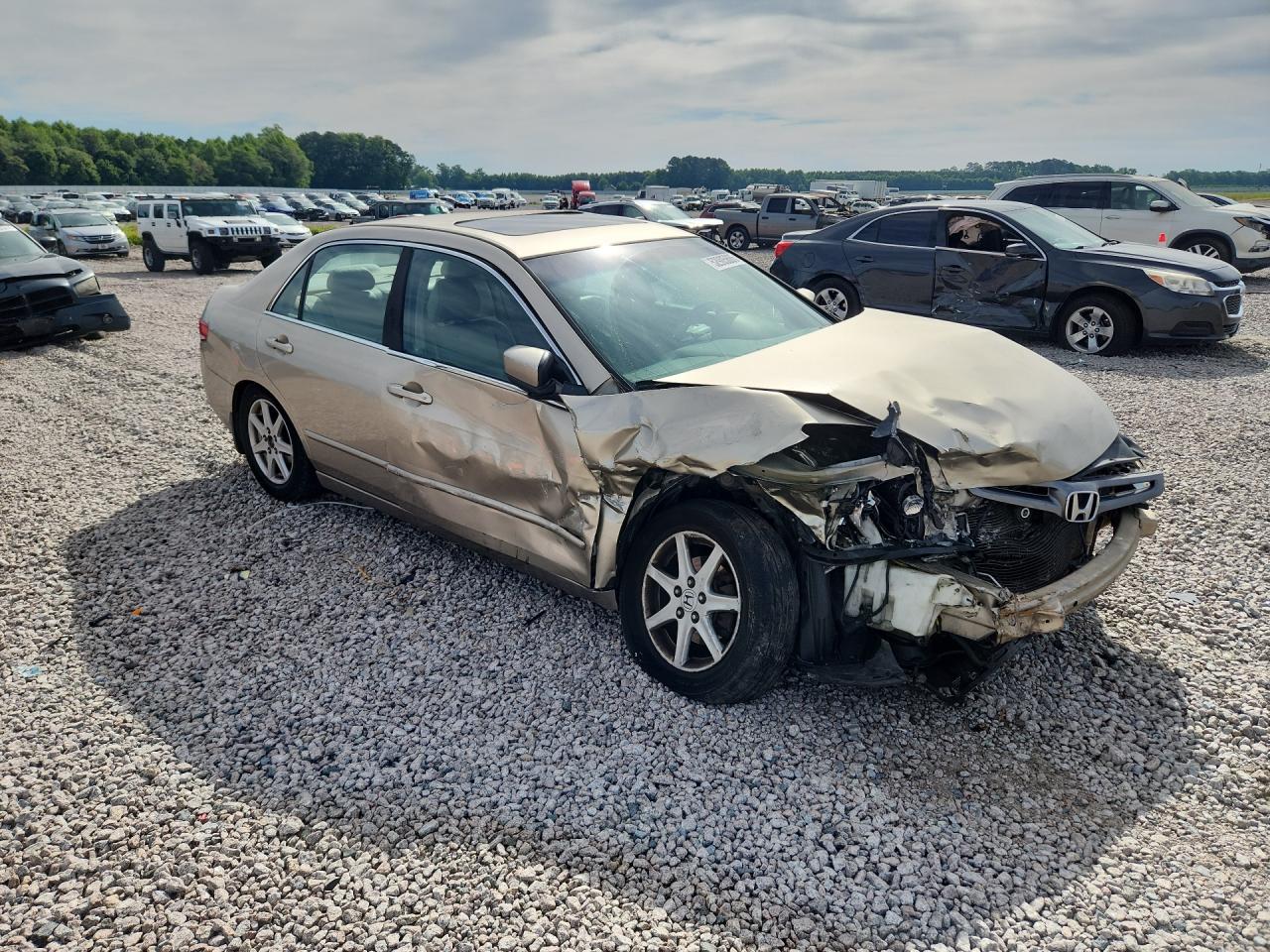 2004 Honda Accord Ex Tan vin: 1HGCM66524A045529