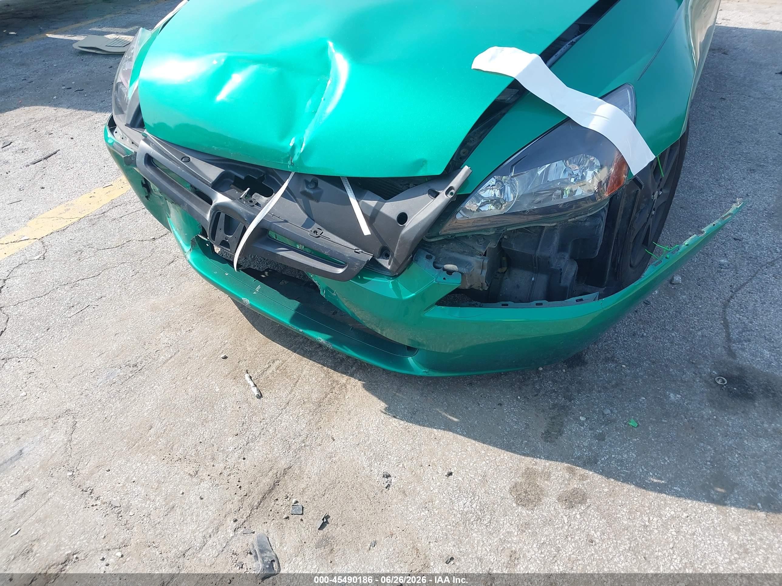 2004 Honda Accord 3.0 Ex Green vin: 1HGCM66524A056949