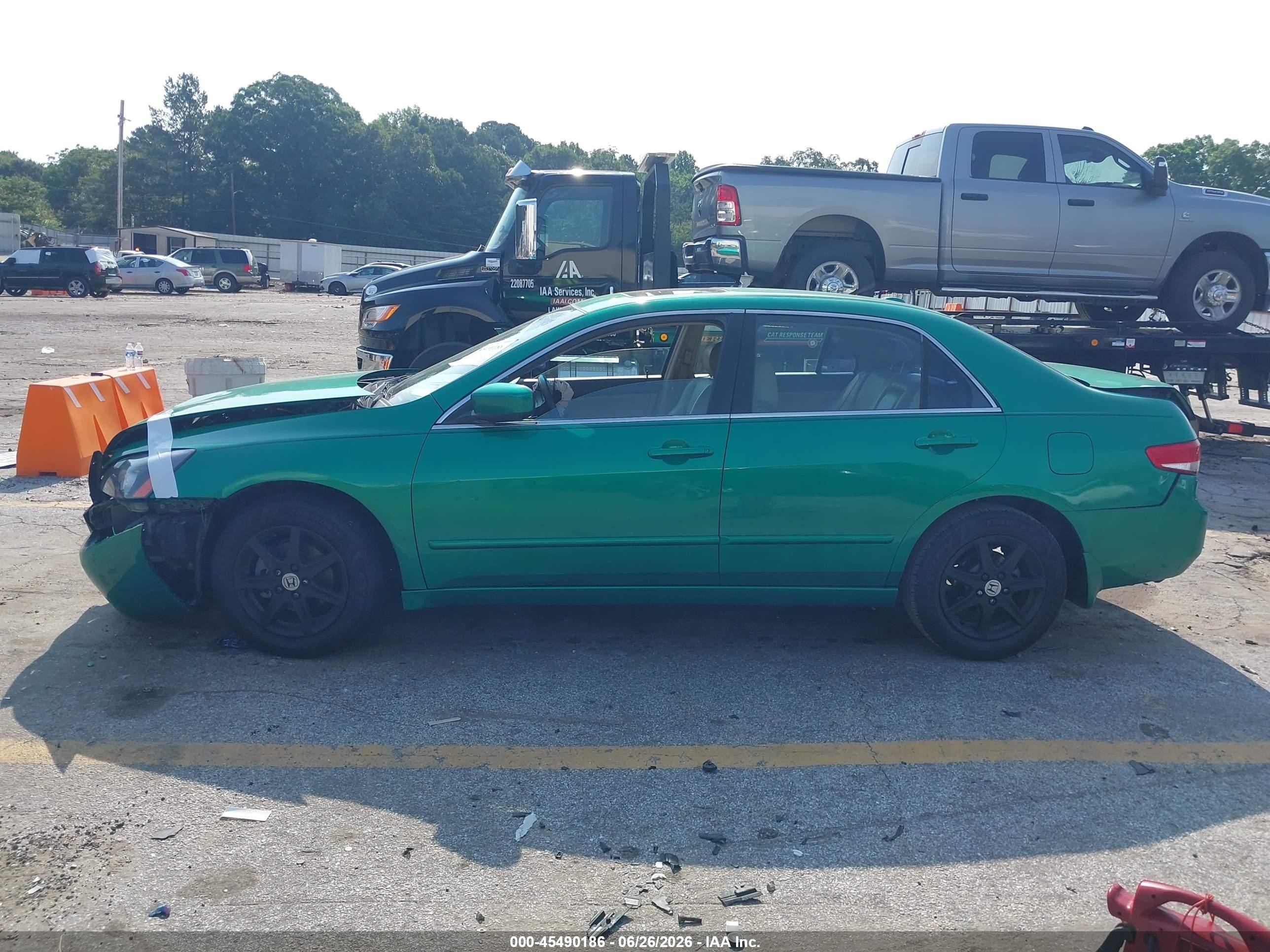 2004 Honda Accord 3.0 Ex Green vin: 1HGCM66524A056949