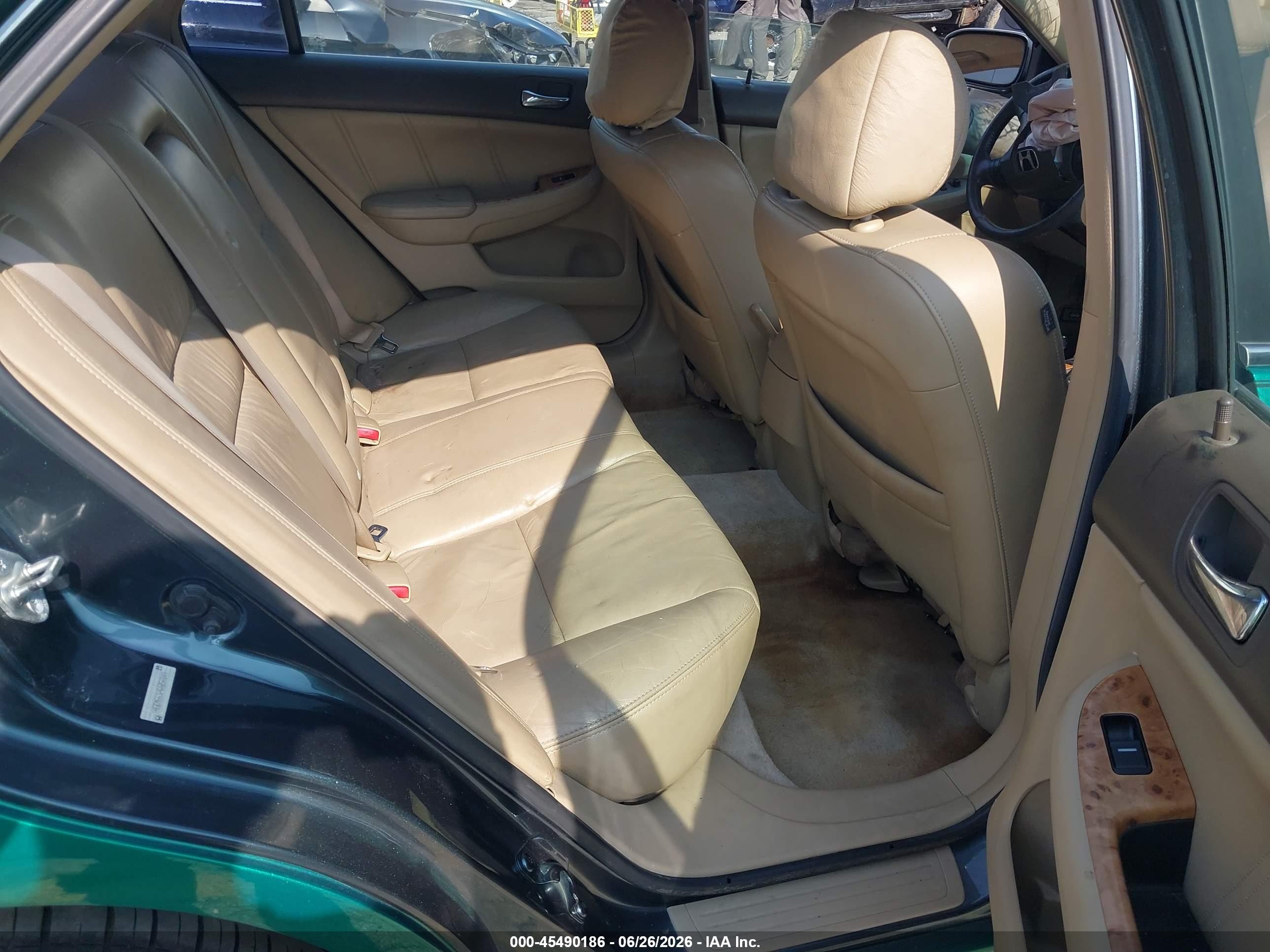 2004 Honda Accord 3.0 Ex Green vin: 1HGCM66524A056949