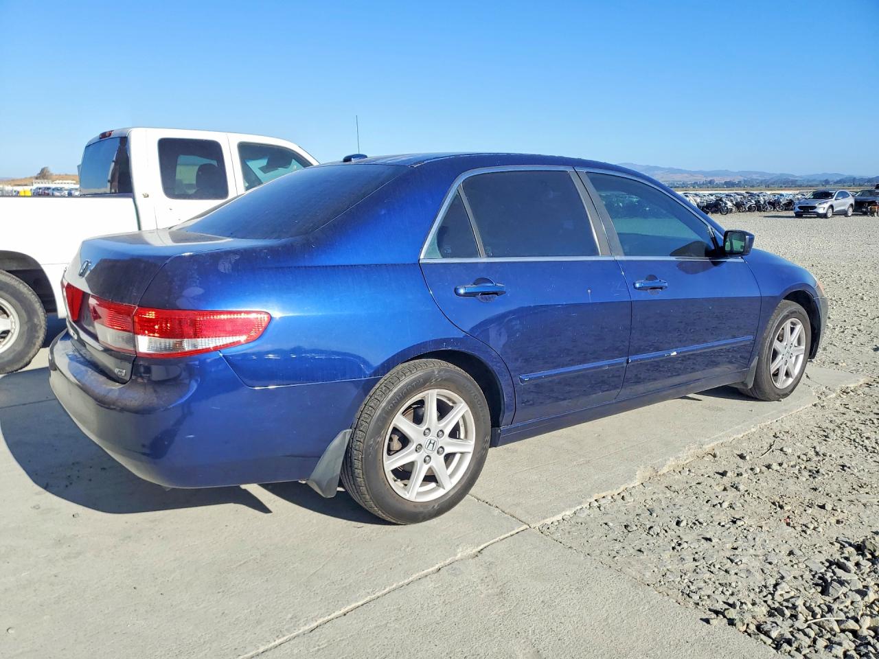 2004 Honda Accord Ex Blue vin: 1HGCM66524A086372