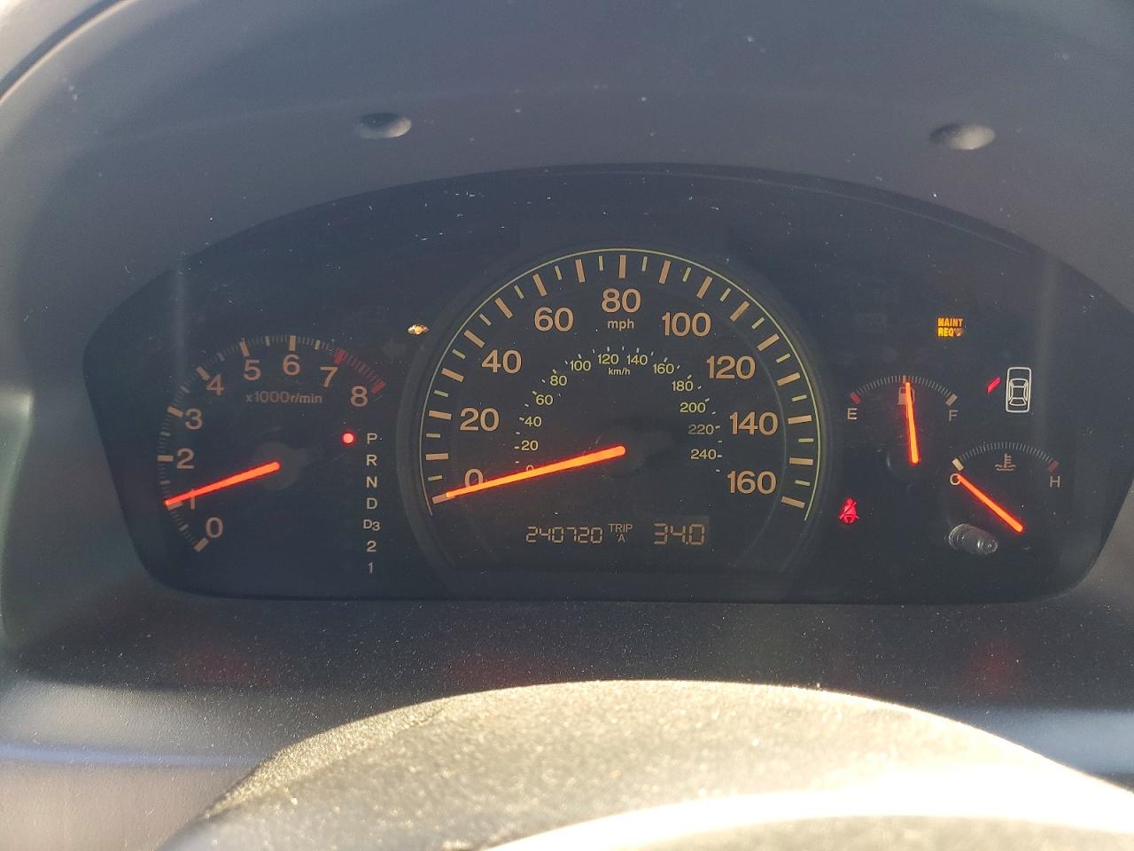 2004 Honda Accord Ex Blue vin: 1HGCM66524A086372