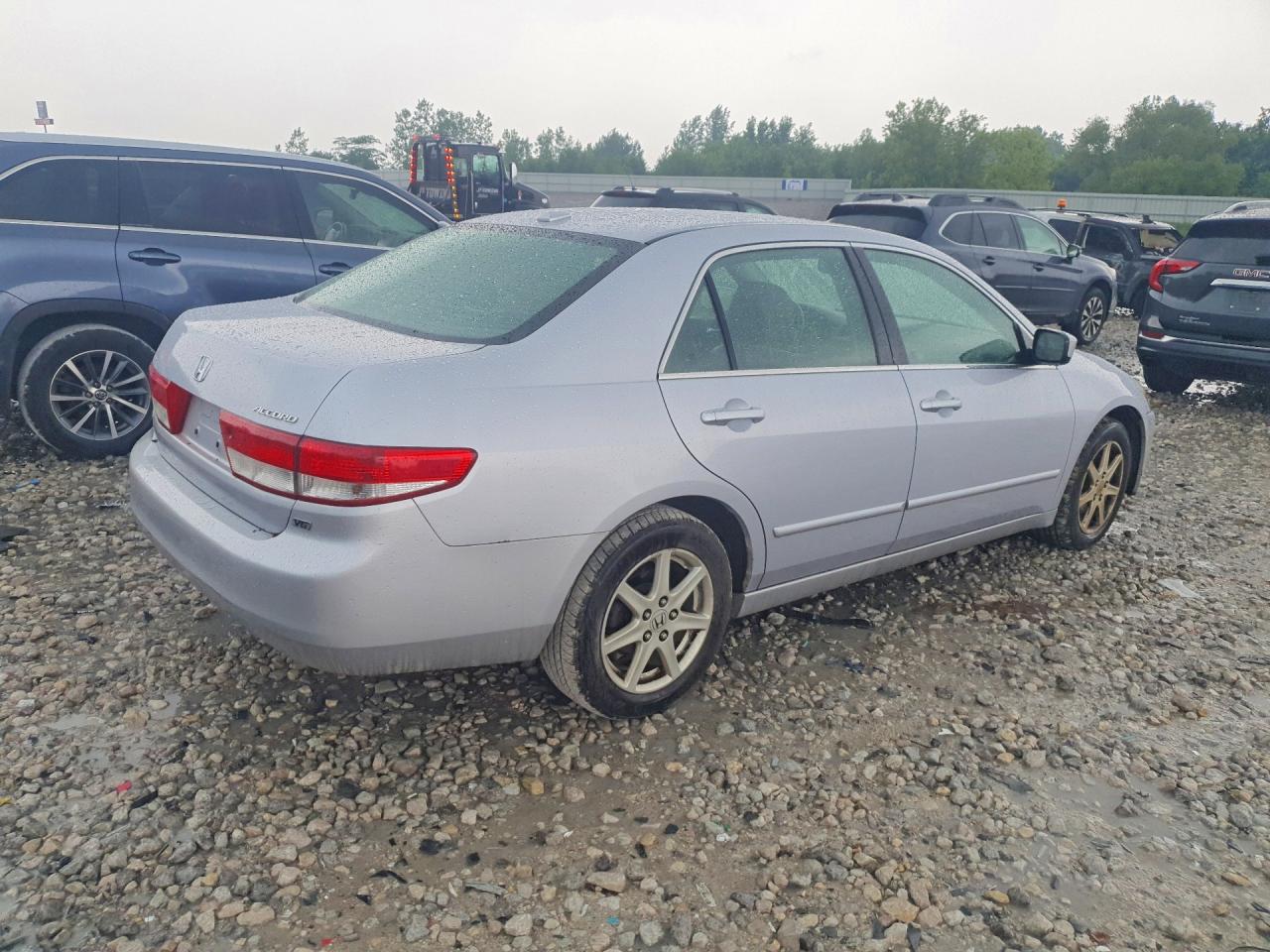2004 Honda Accord Ex Silver vin: 1HGCM66524A088297