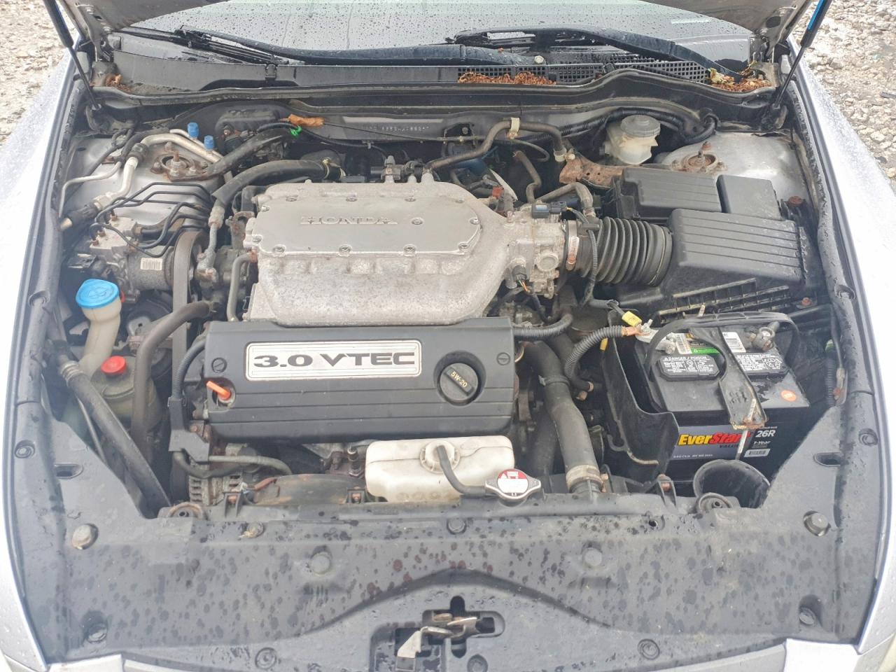 2004 Honda Accord Ex Silver vin: 1HGCM66524A088297
