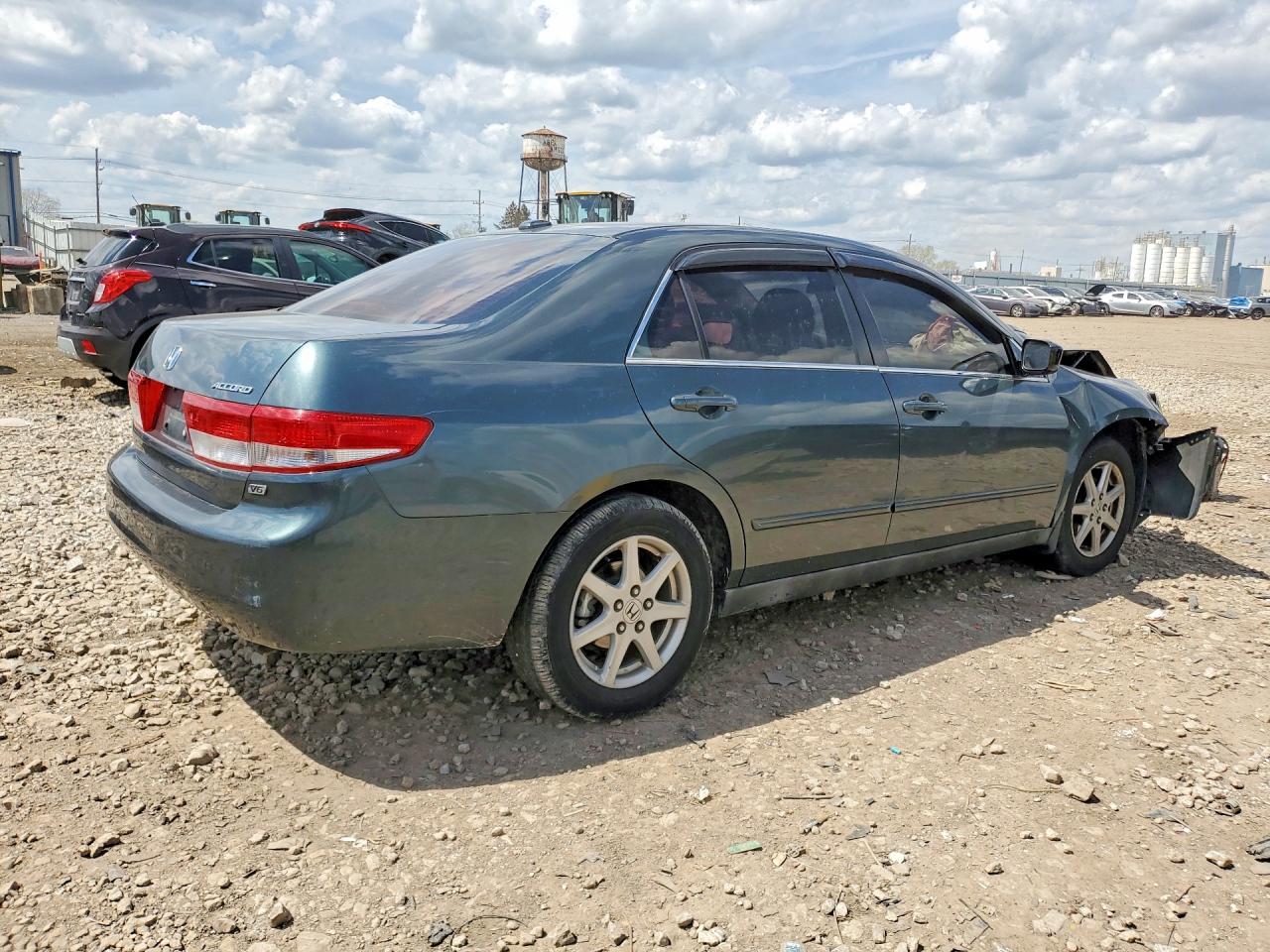 2004 Honda Accord Ex Green vin: 1HGCM66524A091992