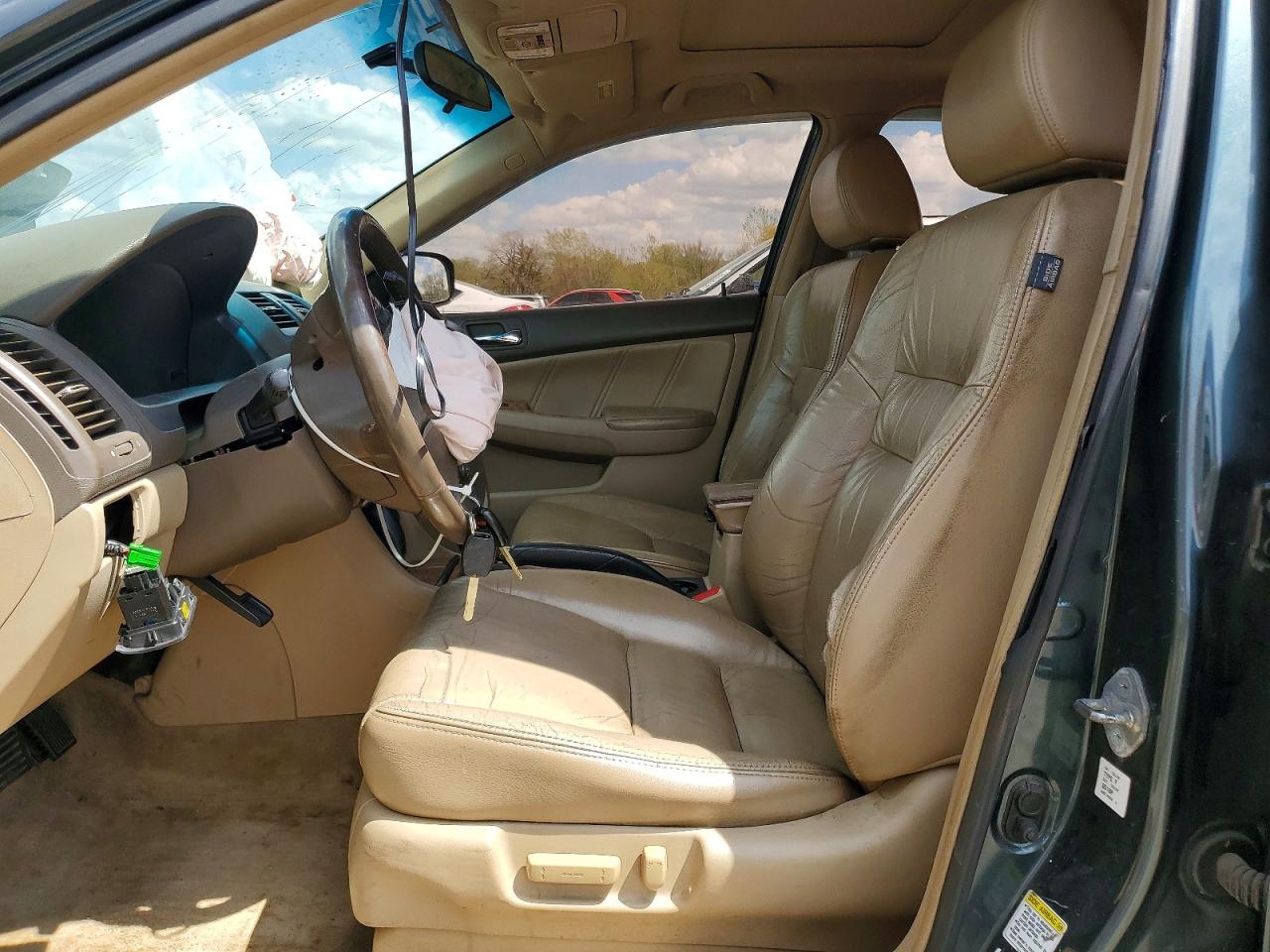 2004 Honda Accord Ex Green vin: 1HGCM66524A091992