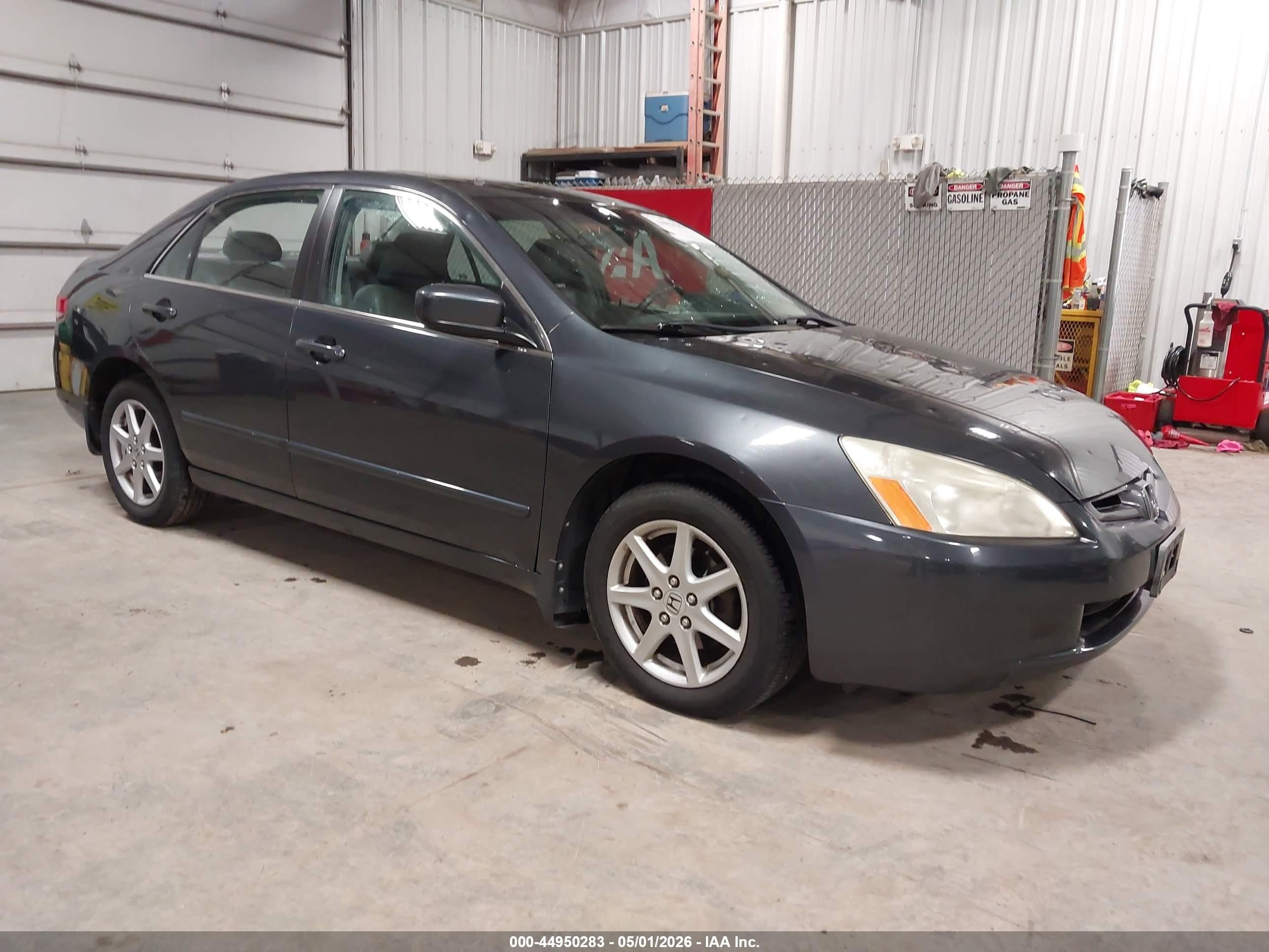 2004 Honda Accord 3.0 Ex Gray vin: 1HGCM66524A098103