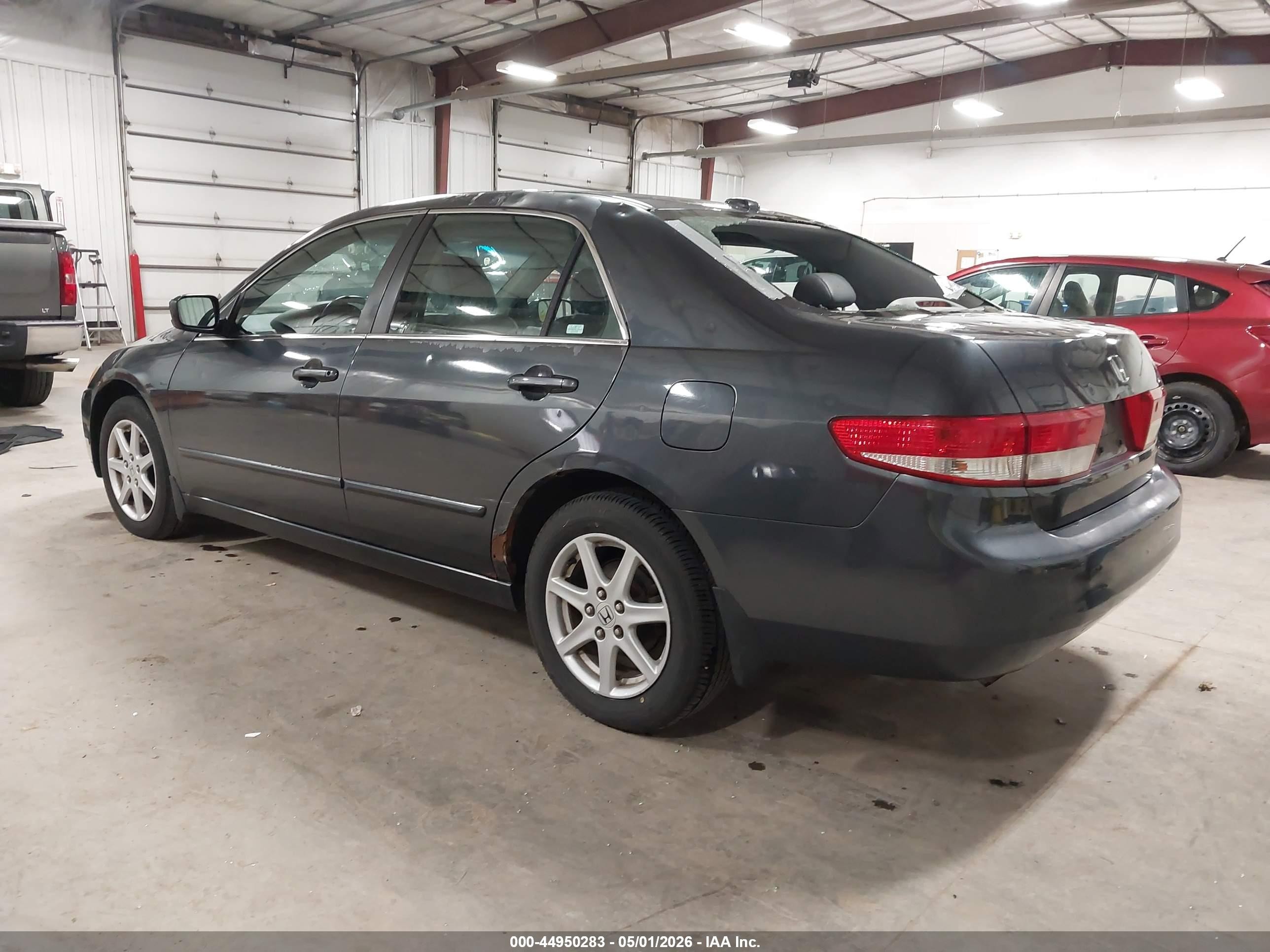 2004 Honda Accord 3.0 Ex Gray vin: 1HGCM66524A098103