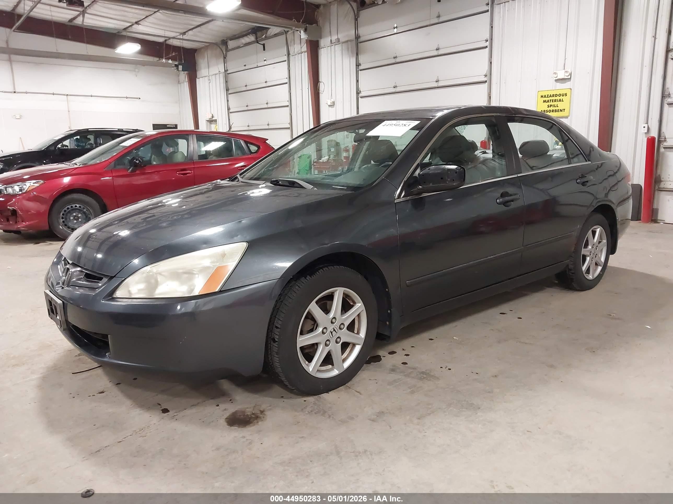 2004 Honda Accord 3.0 Ex Gray vin: 1HGCM66524A098103