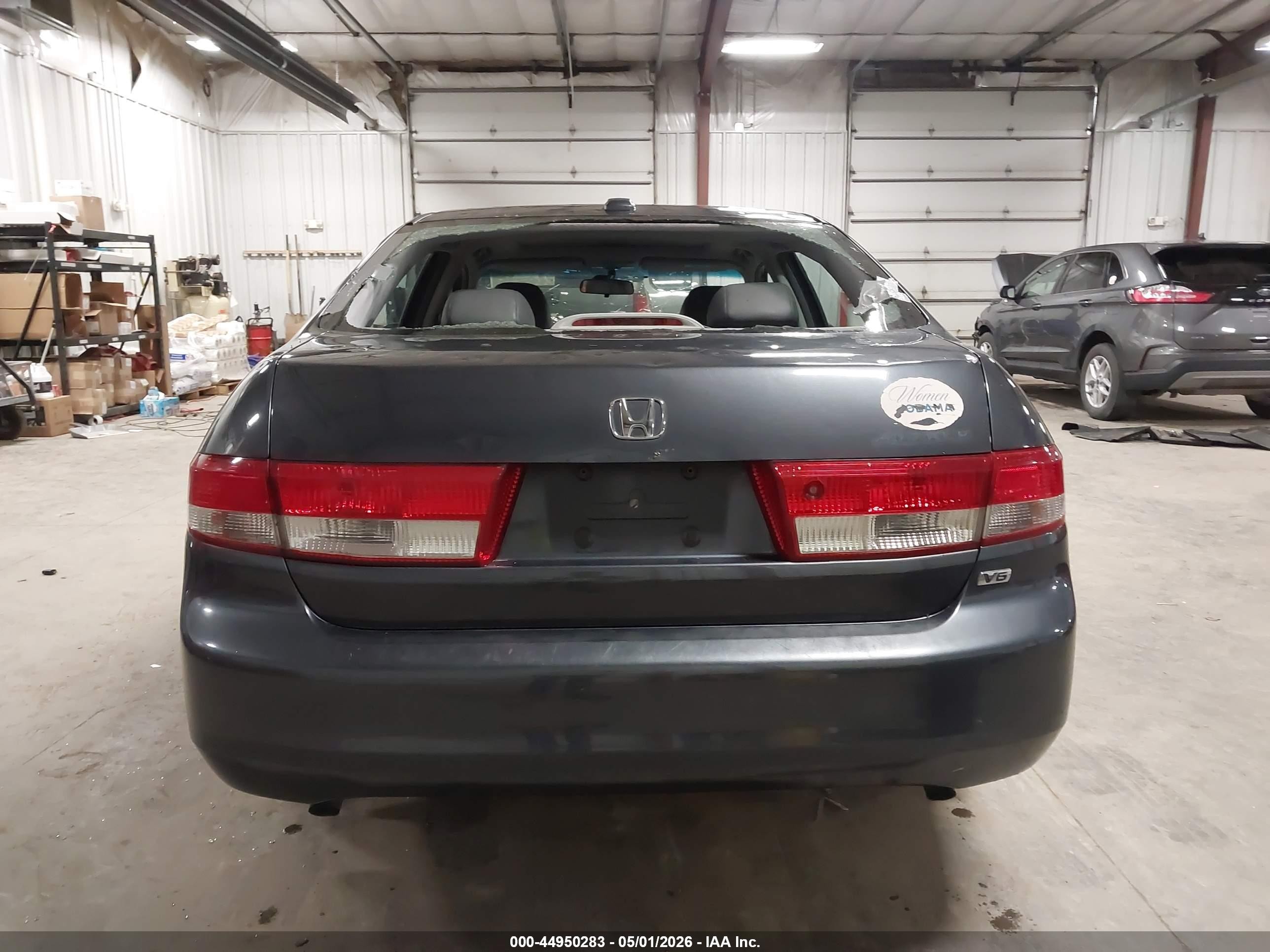 2004 Honda Accord 3.0 Ex Gray vin: 1HGCM66524A098103