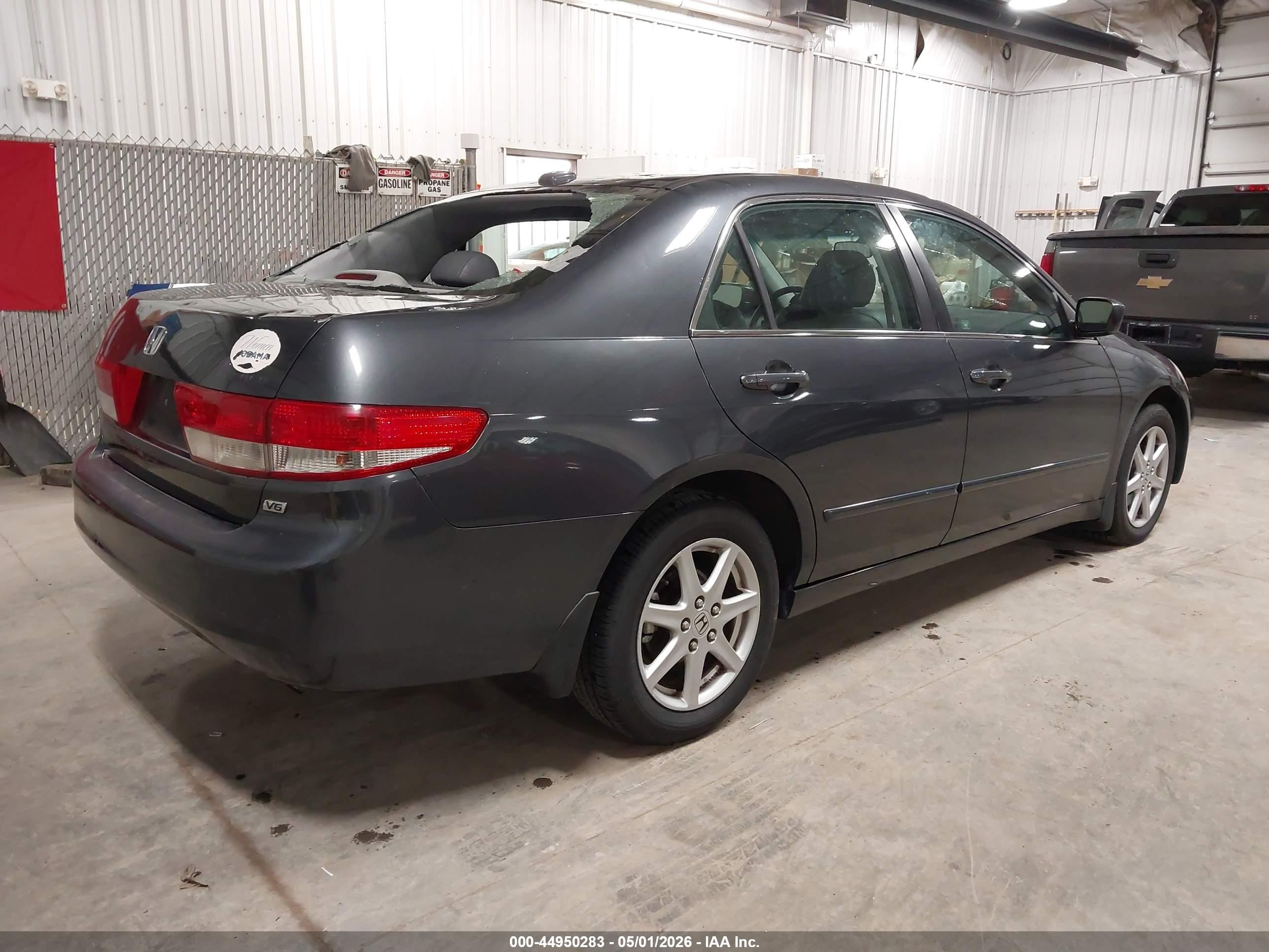 2004 Honda Accord 3.0 Ex Gray vin: 1HGCM66524A098103