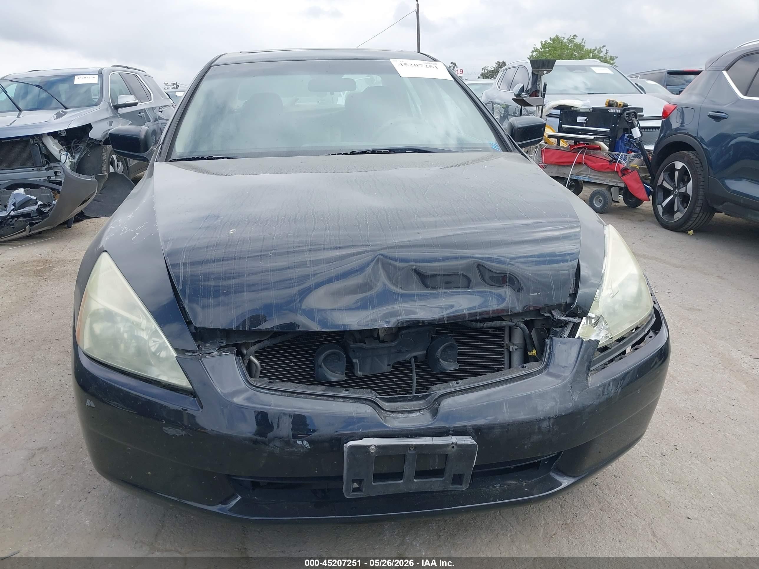 2005 Honda Accord 3.0 Ex Черный vin: 1HGCM66525A006134