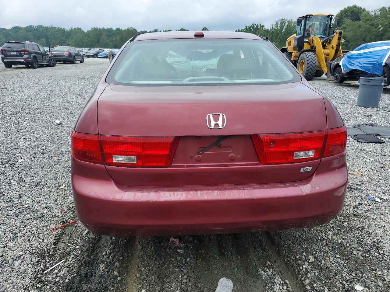 2005 Honda Accord Ex Burgundy vin: 1HGCM66525A011205