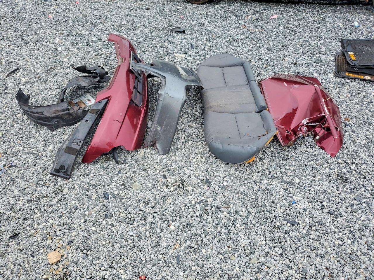2005 Honda Accord Ex Burgundy vin: 1HGCM66525A011205