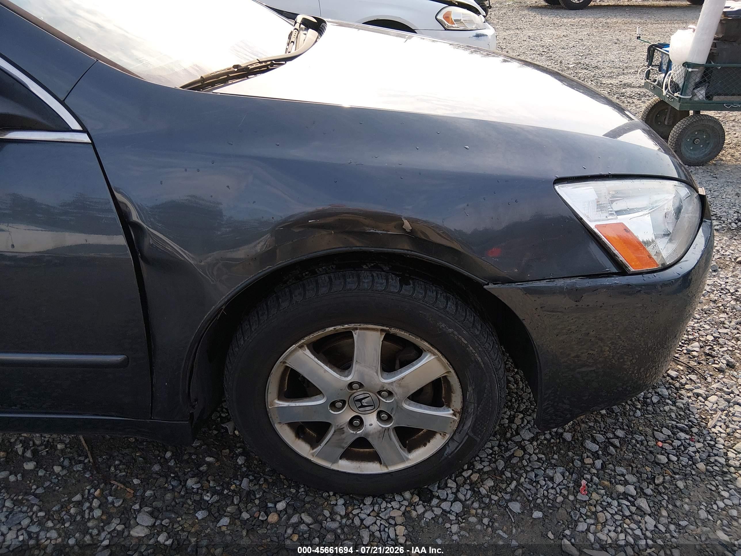 2005 Honda Accord 3.0 Ex Серый vin: 1HGCM66525A011883