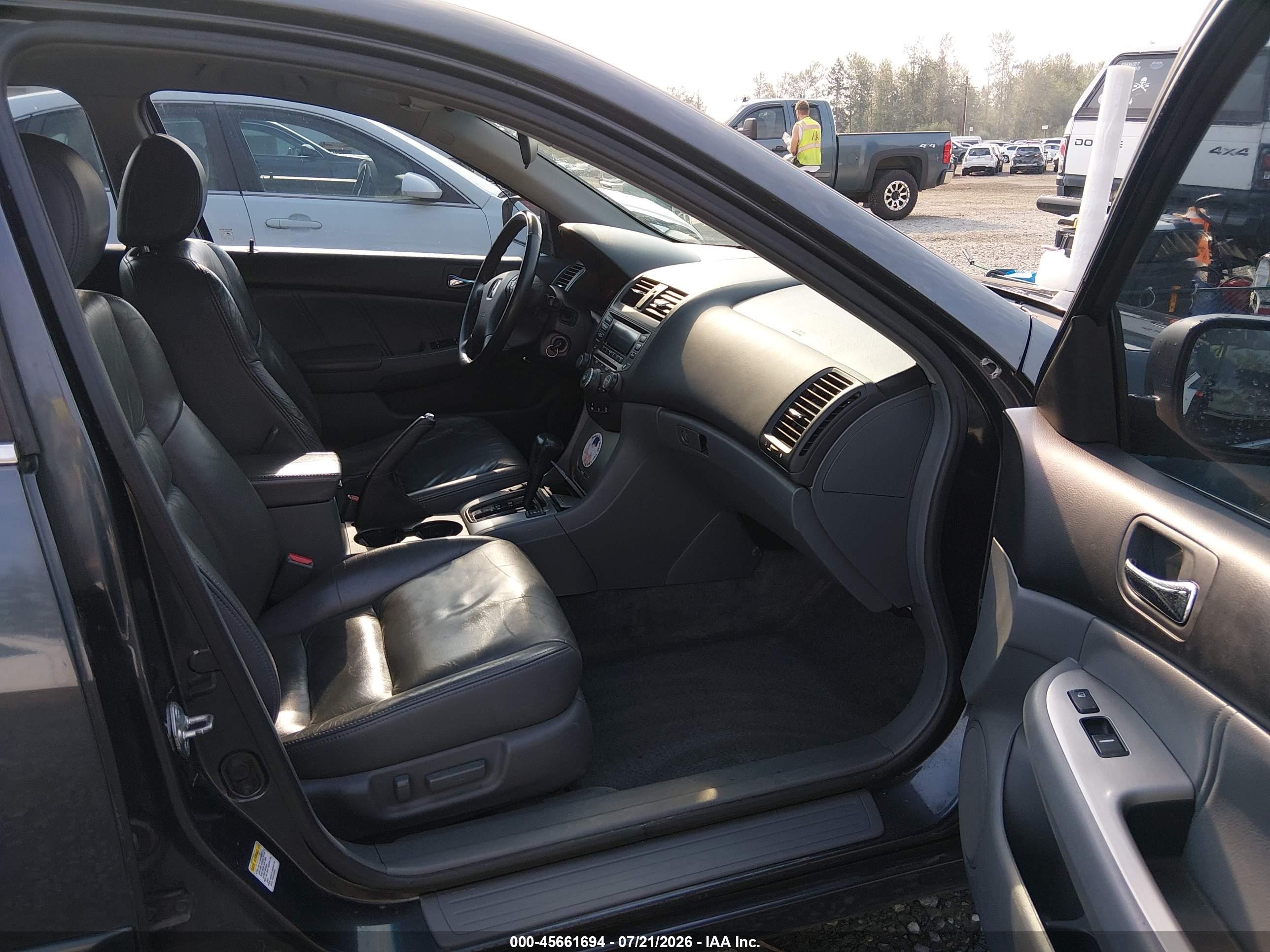 2005 Honda Accord 3.0 Ex Серый vin: 1HGCM66525A011883