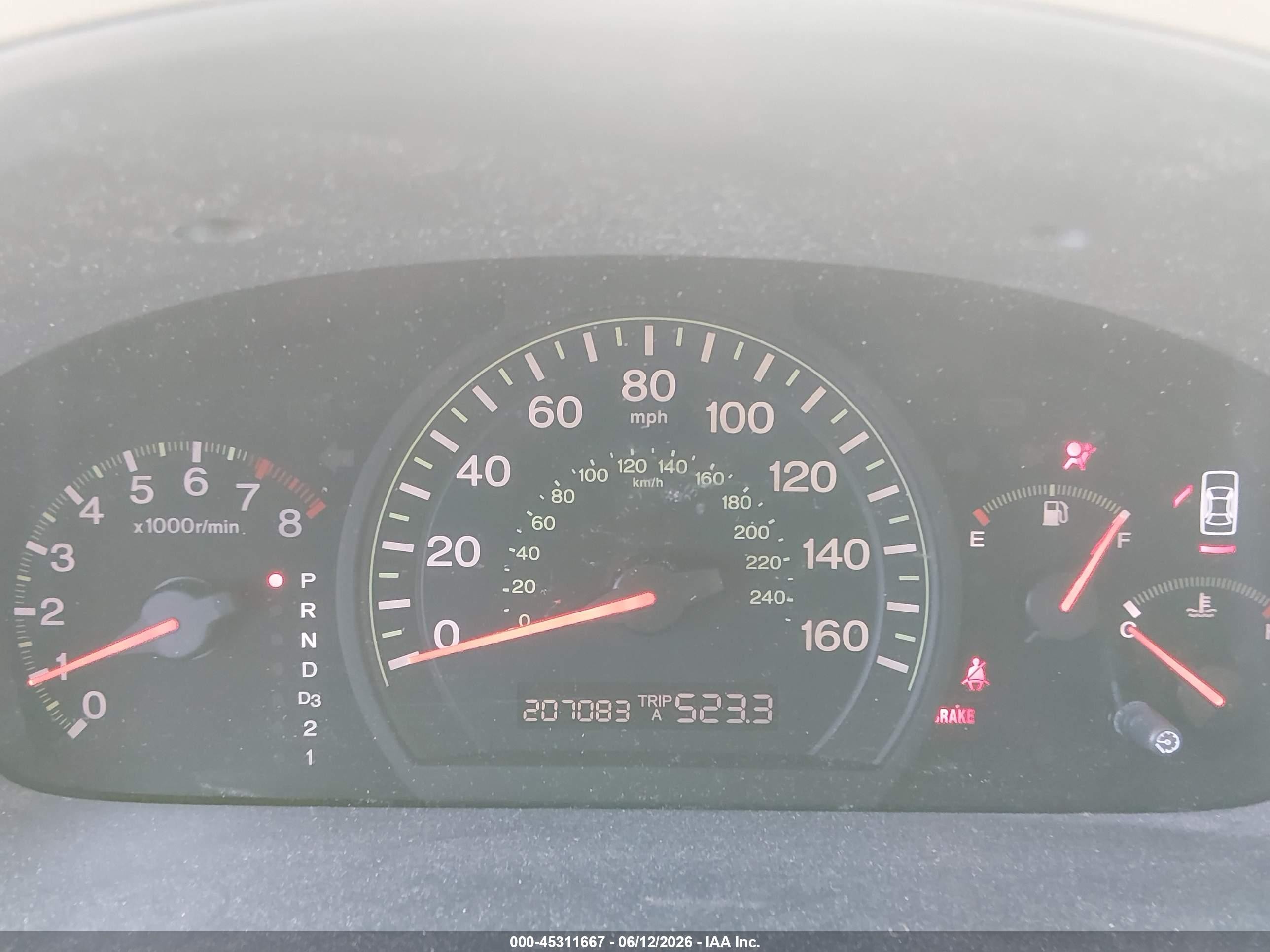 2005 Honda Accord 3.0 Ex Brown vin: 1HGCM66525A043345