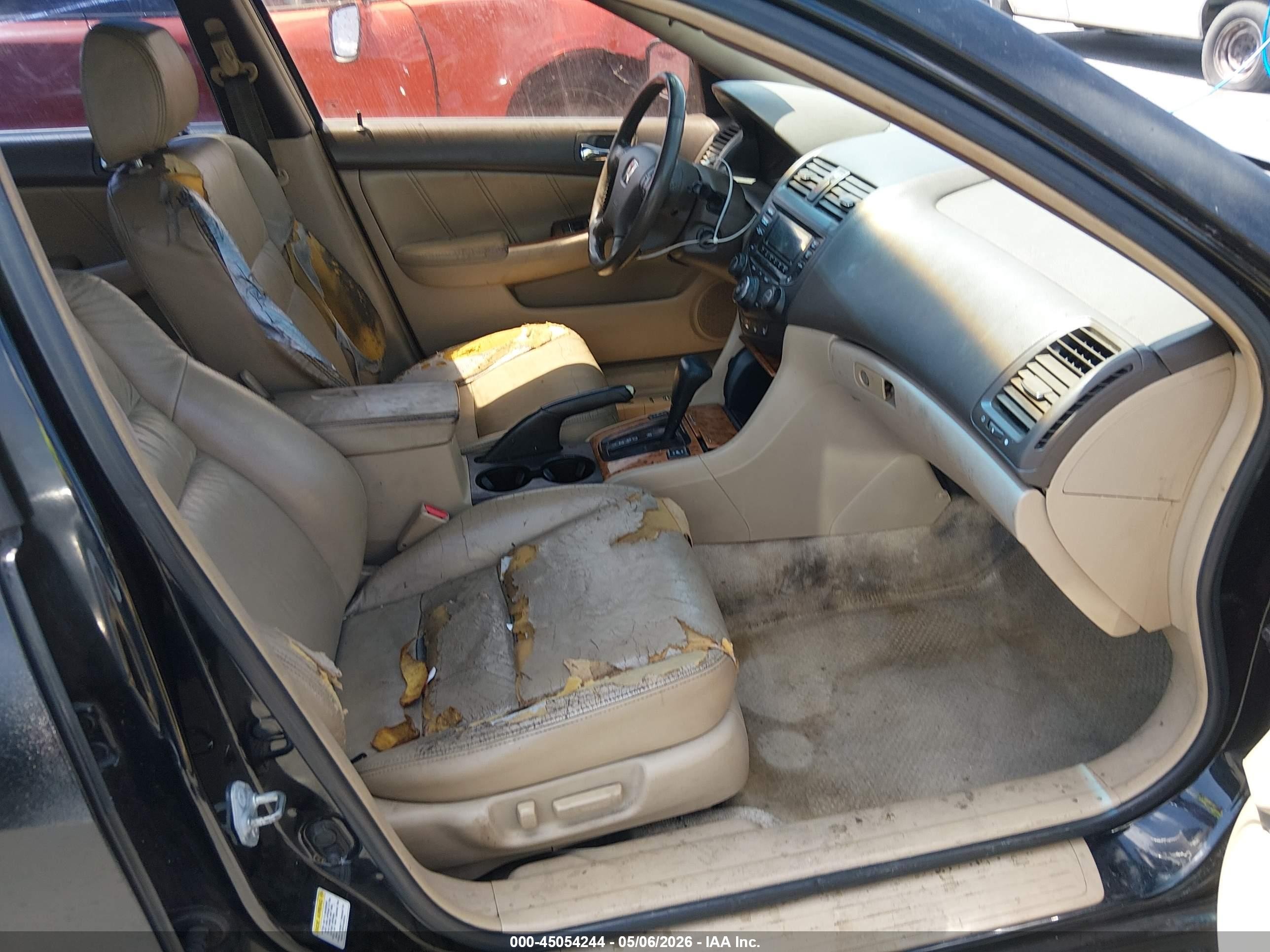 2005 Honda Accord 3.0 Ex Черный vin: 1HGCM66525A063918