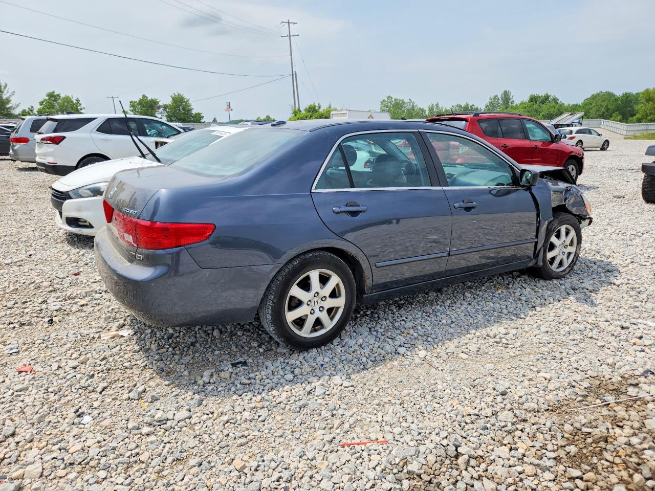 2005 Honda Accord Ex Угольный vin: 1HGCM66525A071128