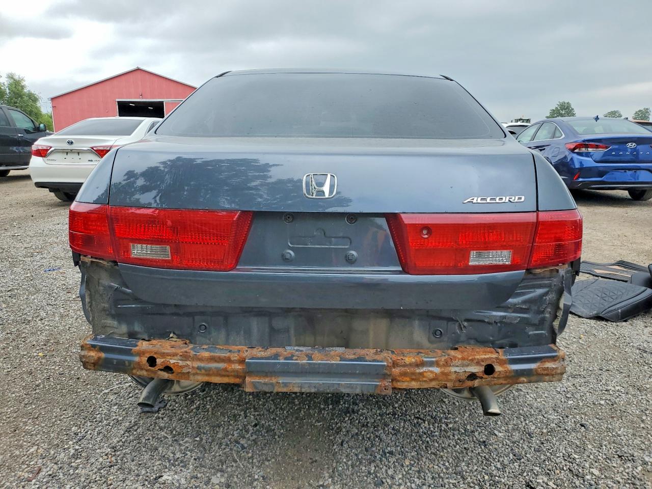 2005 Honda Accord Ex Серый vin: 1HGCM66525A804116