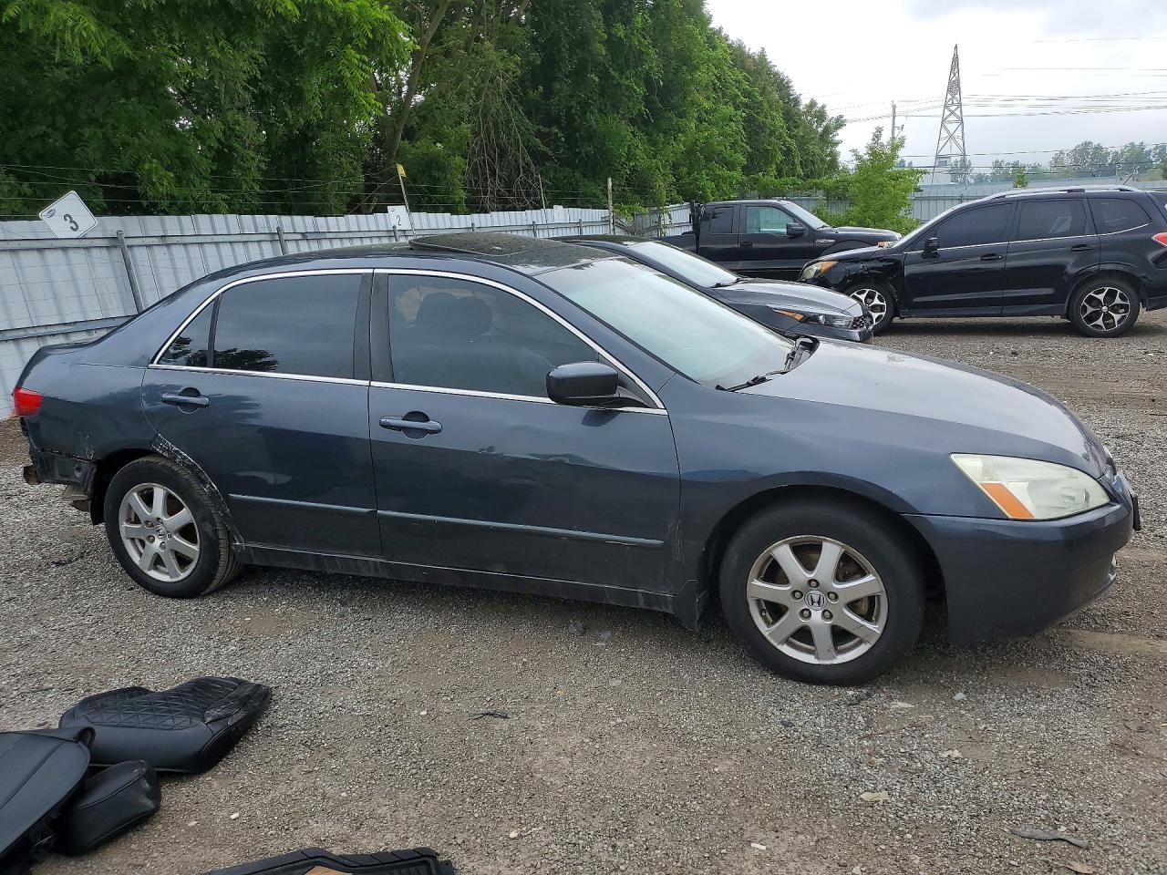 2005 Honda Accord Ex Серый vin: 1HGCM66525A804116