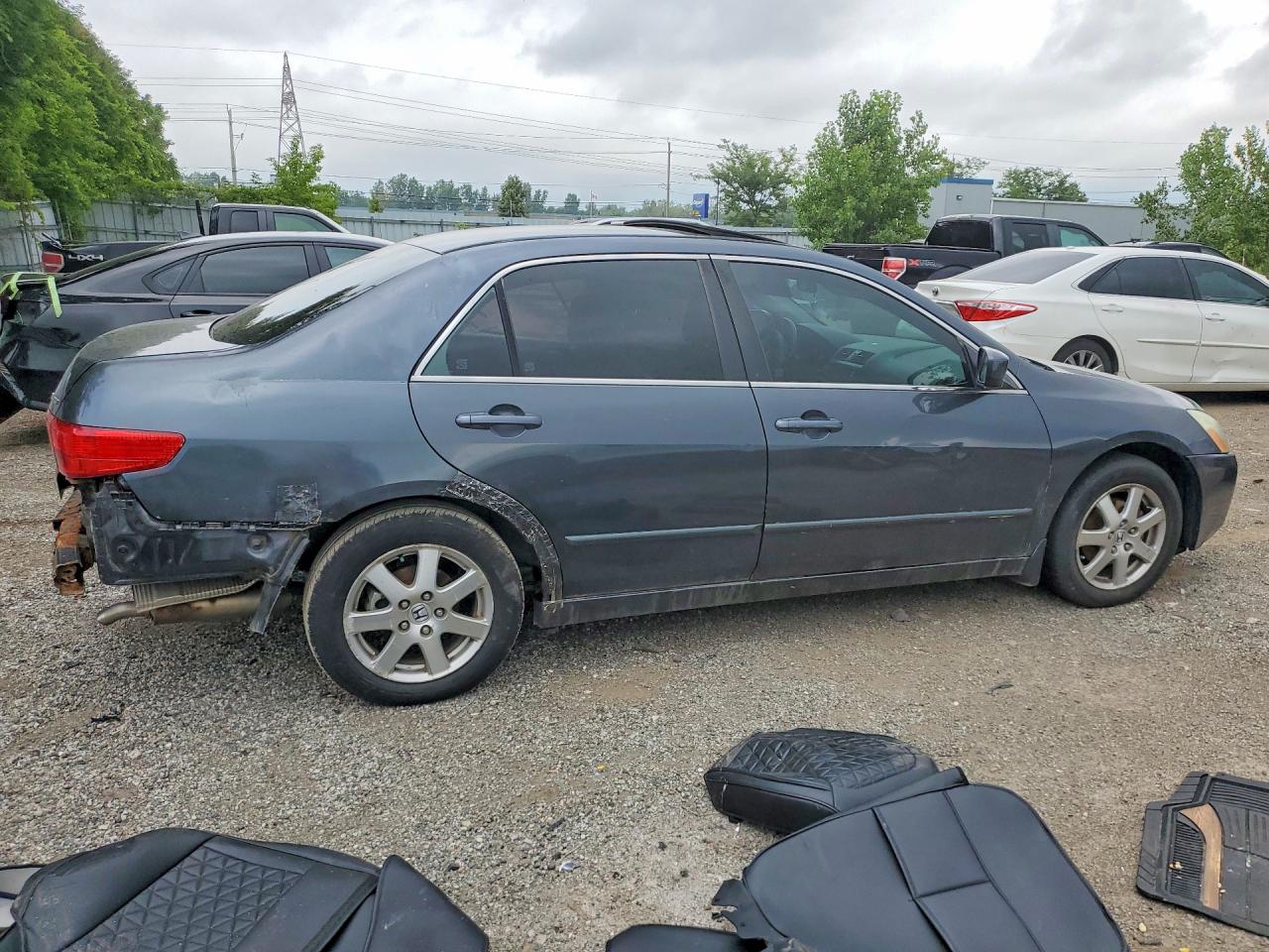 2005 Honda Accord Ex Серый vin: 1HGCM66525A804116