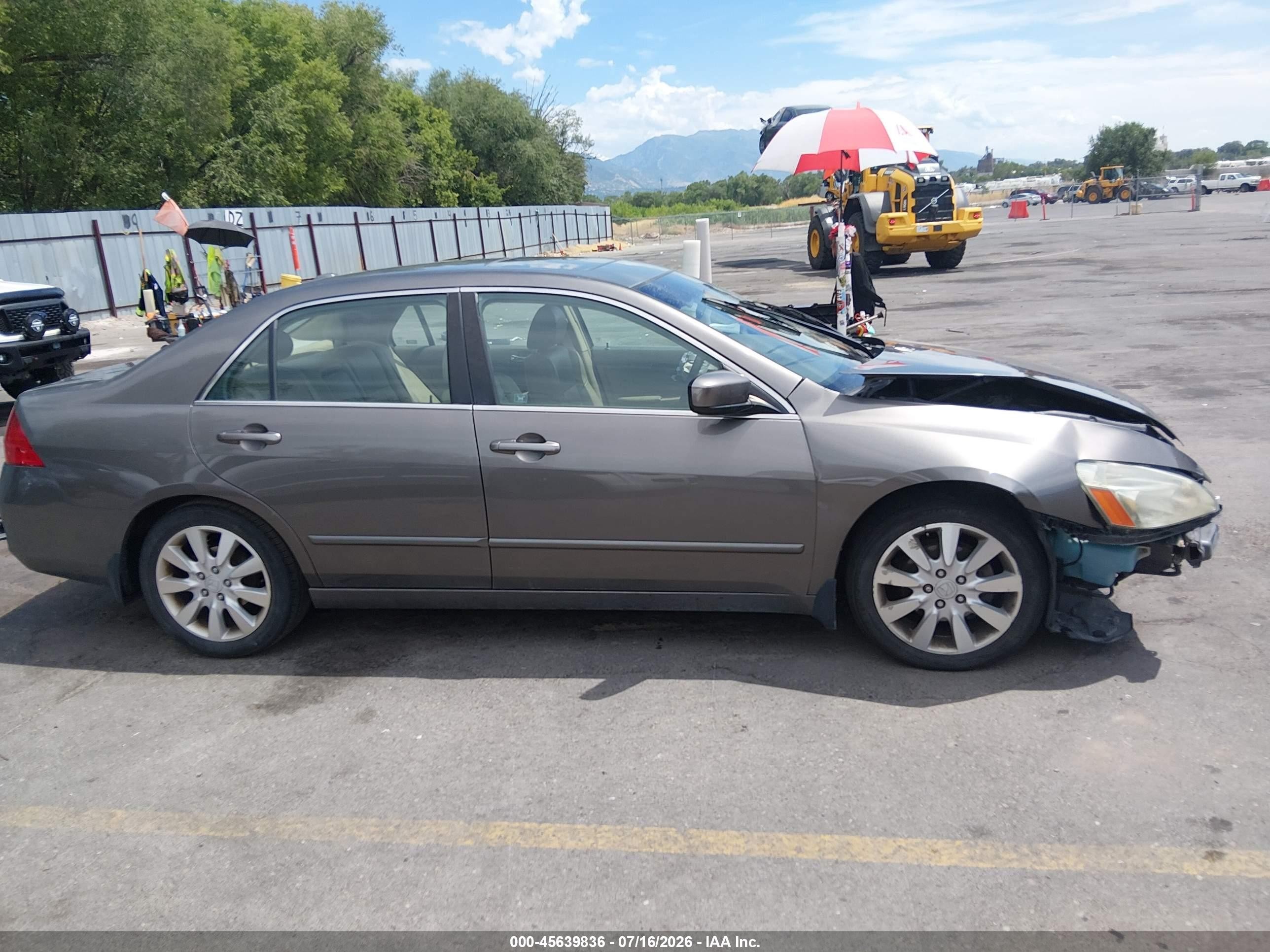 2006 Honda Accord 3.0 Ex Silver vin: 1HGCM66526A015482