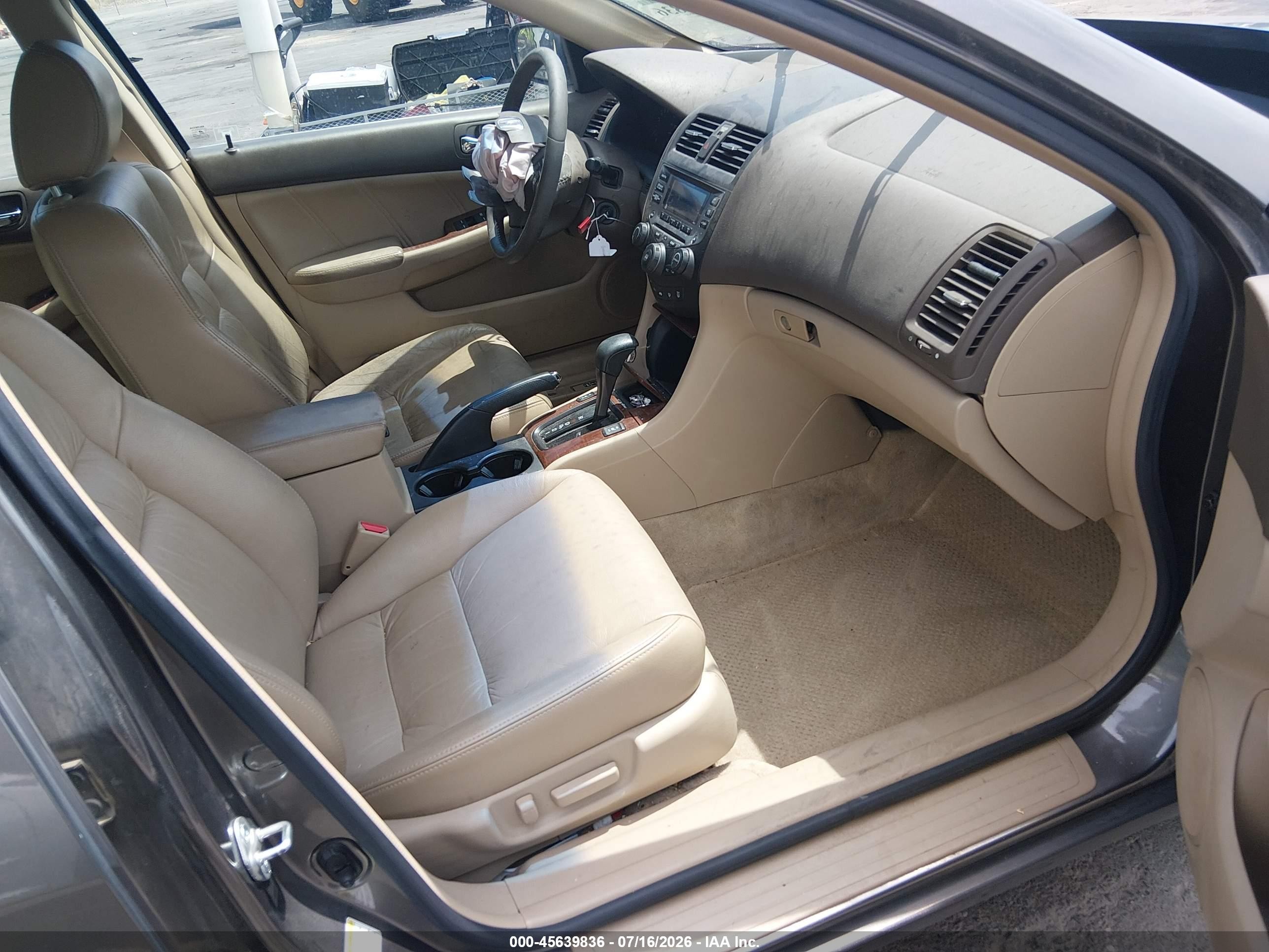2006 Honda Accord 3.0 Ex Silver vin: 1HGCM66526A015482