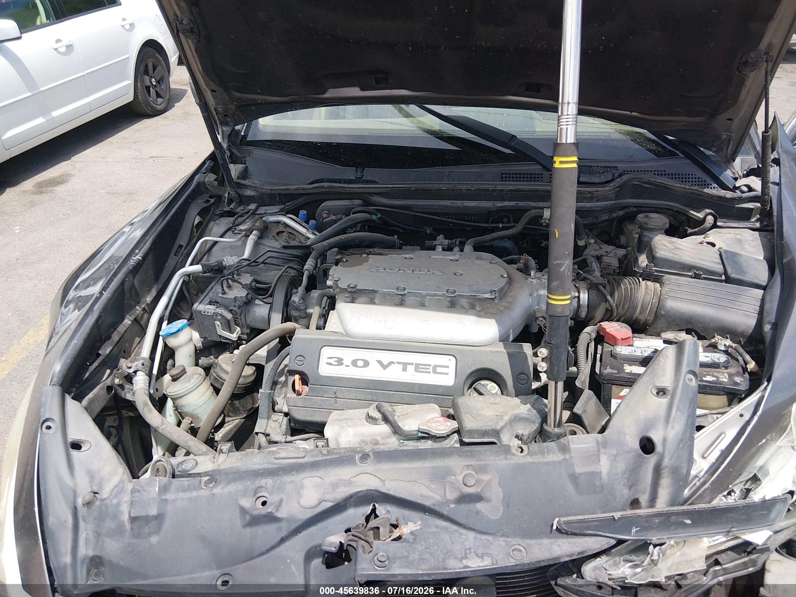 2006 Honda Accord 3.0 Ex Silver vin: 1HGCM66526A015482