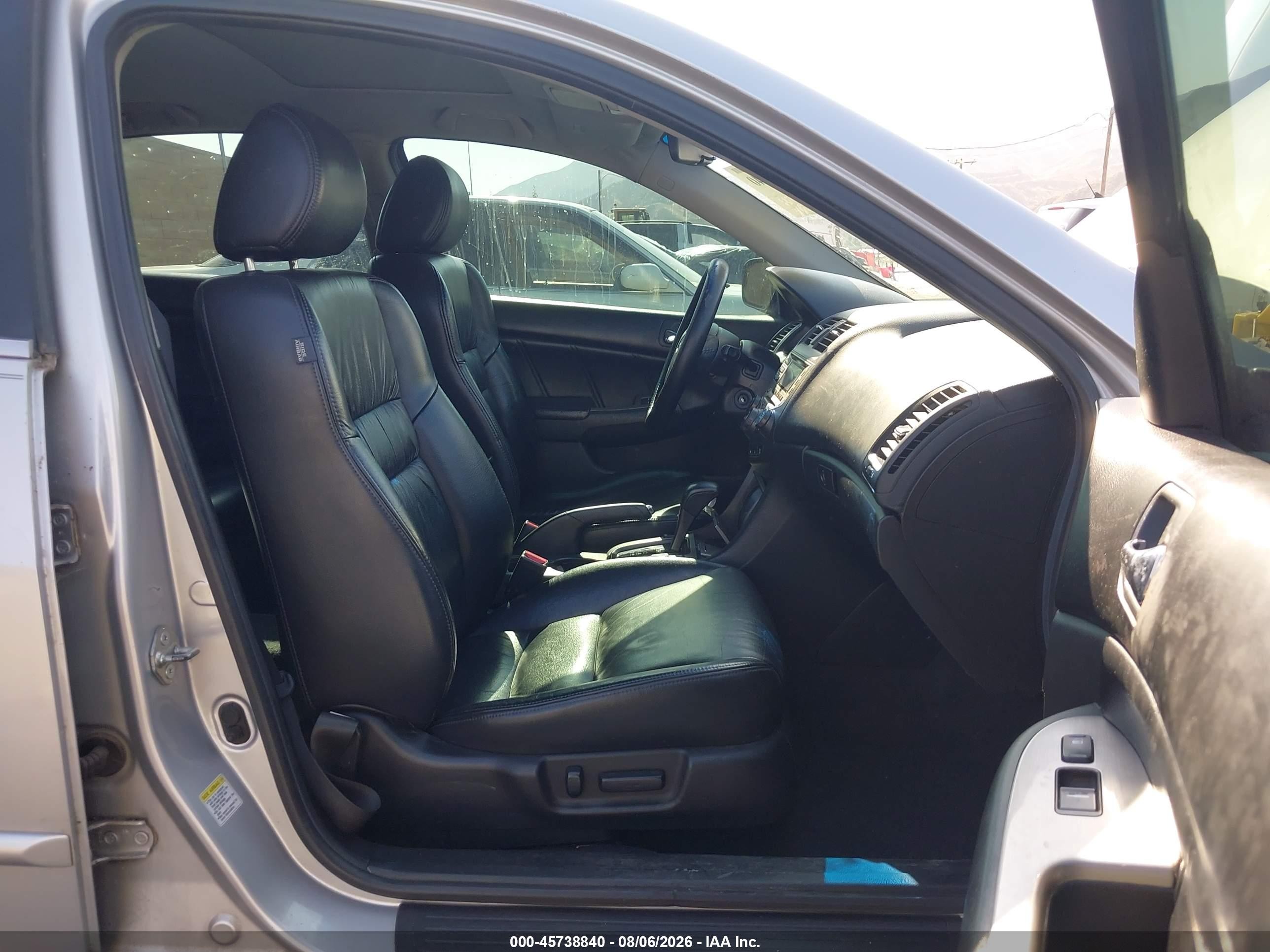 2006 Honda Accord 3.0 Ex Silver vin: 1HGCM66526A017572