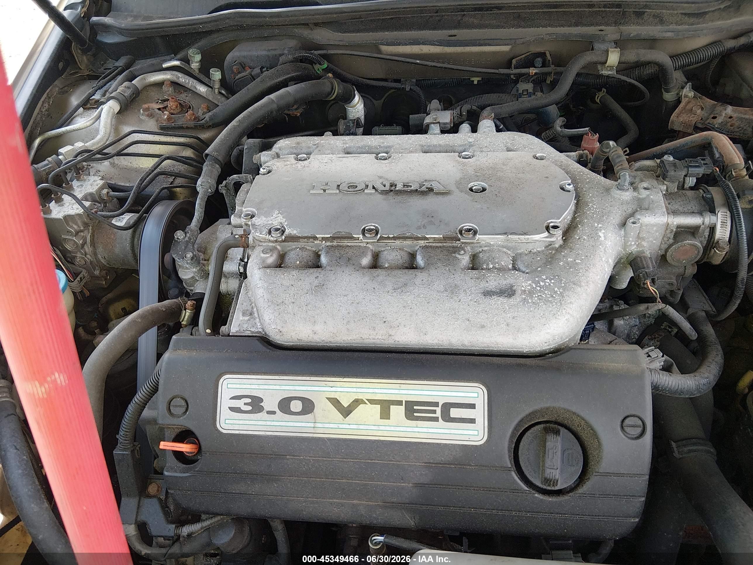 2006 Honda Accord 3.0 Ex Gold vin: 1HGCM66526A032430