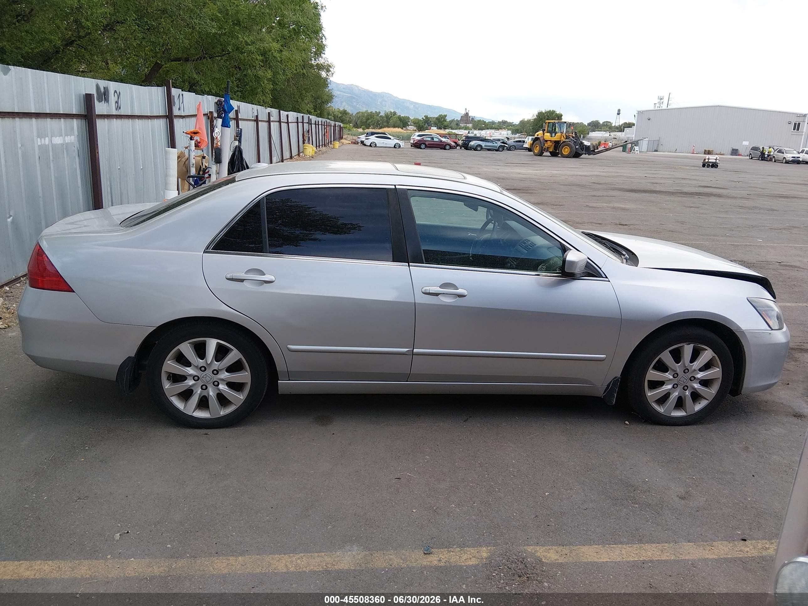 2006 Honda Accord 3.0 Ex Silver vin: 1HGCM66526A036025
