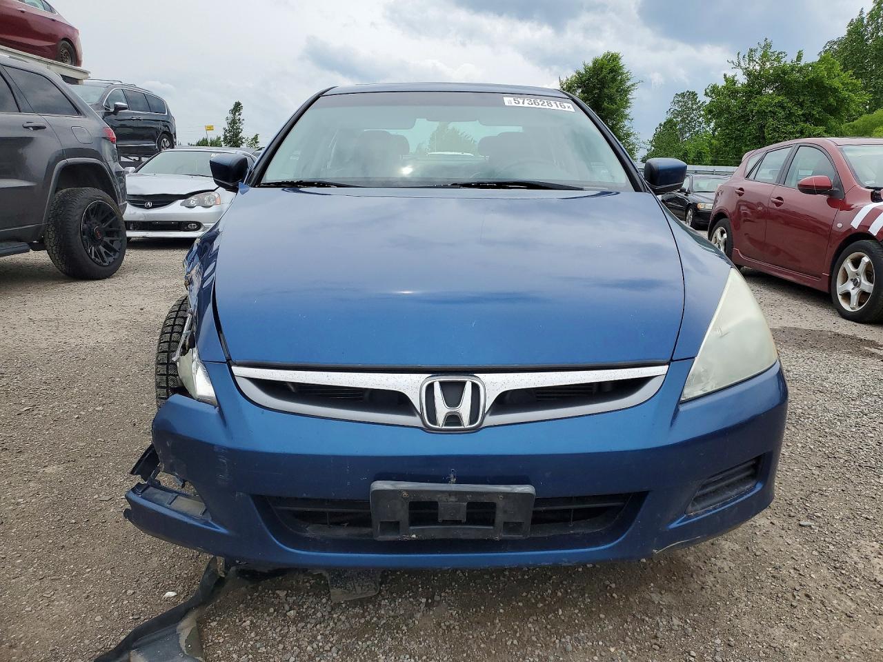 2006 Honda Accord Ex Blue vin: 1HGCM66526A801962
