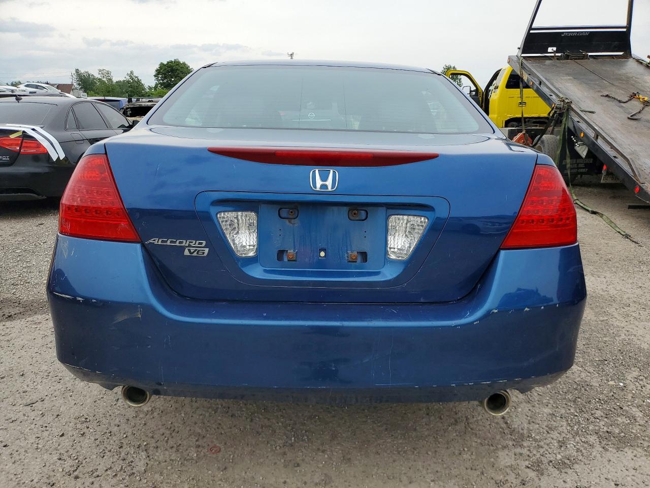 2006 Honda Accord Ex Blue vin: 1HGCM66526A801962