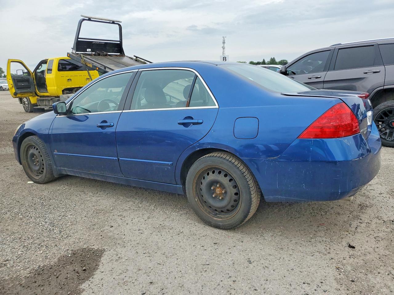 2006 Honda Accord Ex Blue vin: 1HGCM66526A801962