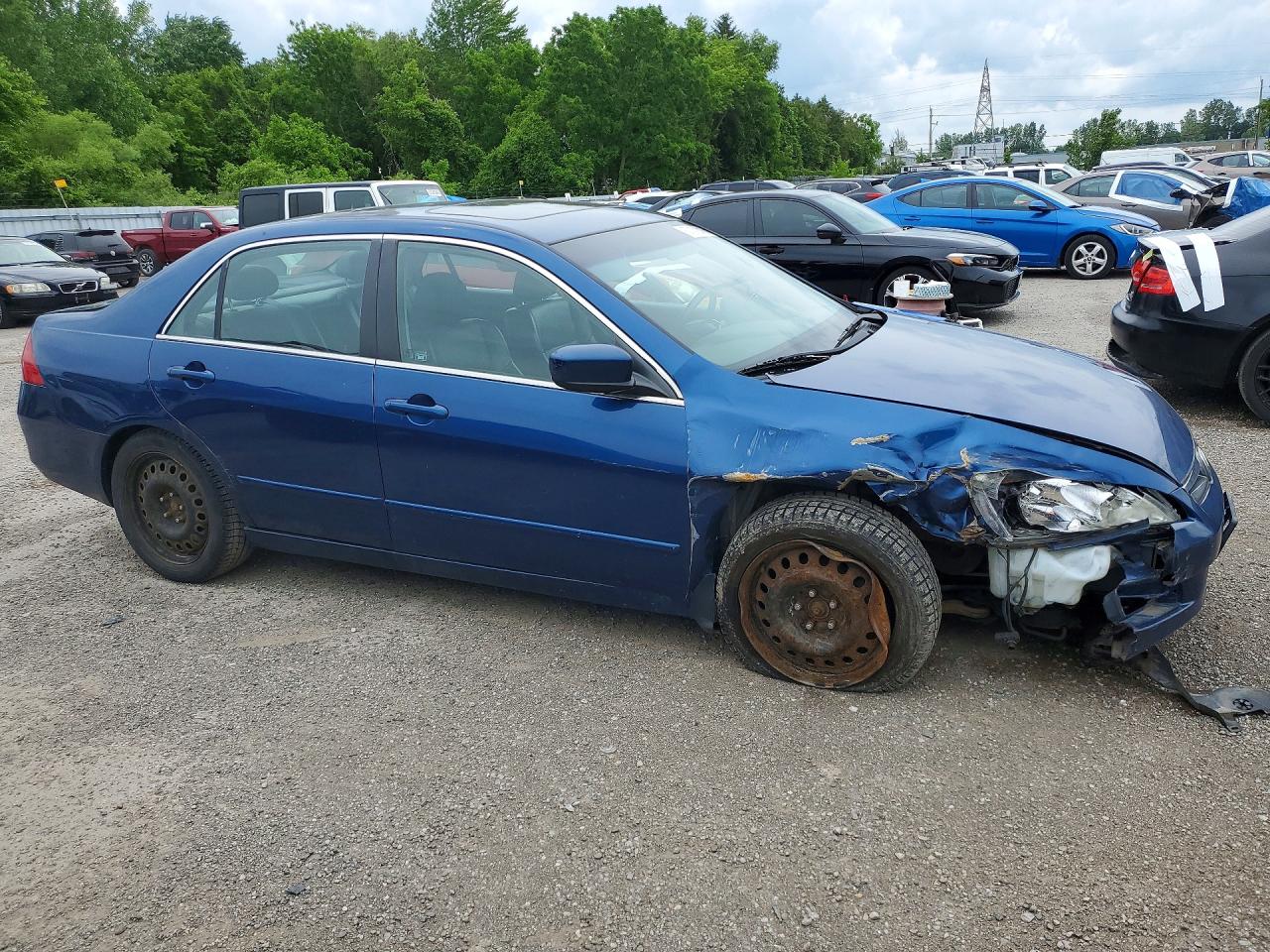 2006 Honda Accord Ex Blue vin: 1HGCM66526A801962