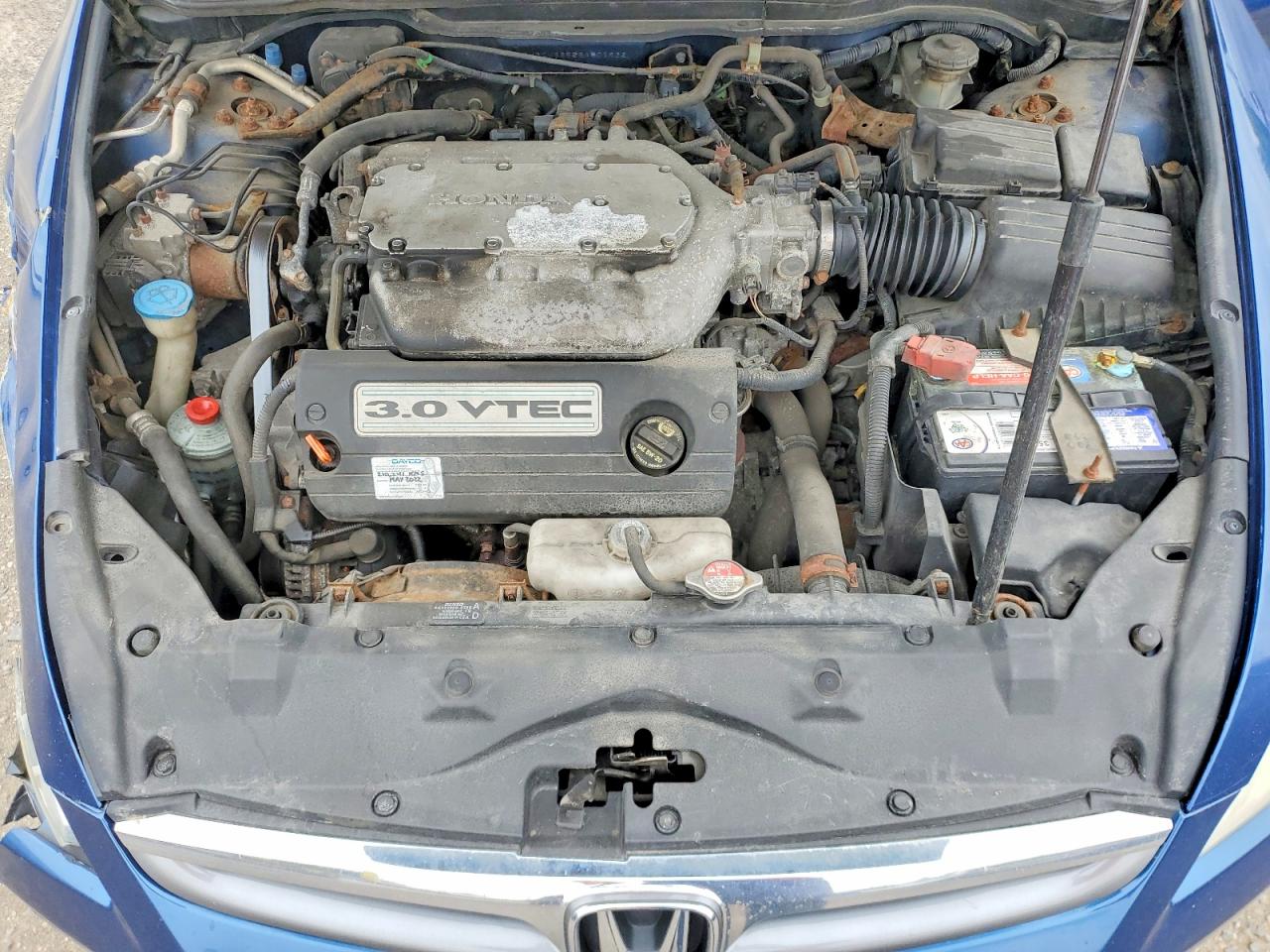 2006 Honda Accord Ex Blue vin: 1HGCM66526A801962