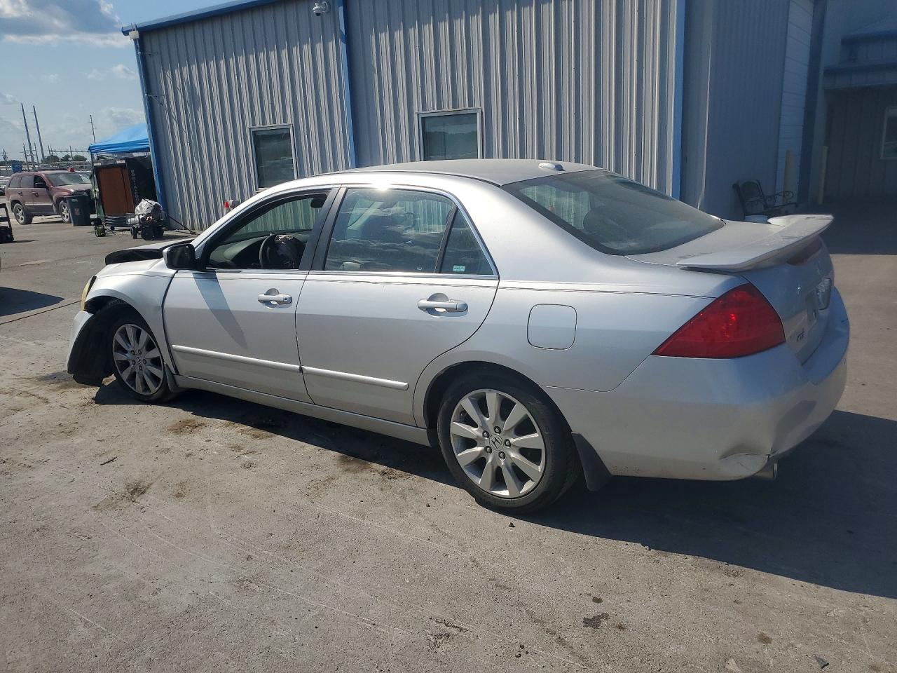 2007 Honda Accord Ex Silver vin: 1HGCM66527A001275