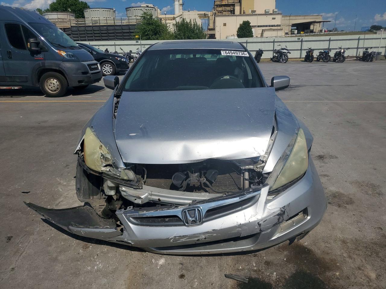 2007 Honda Accord Ex Silver vin: 1HGCM66527A001275